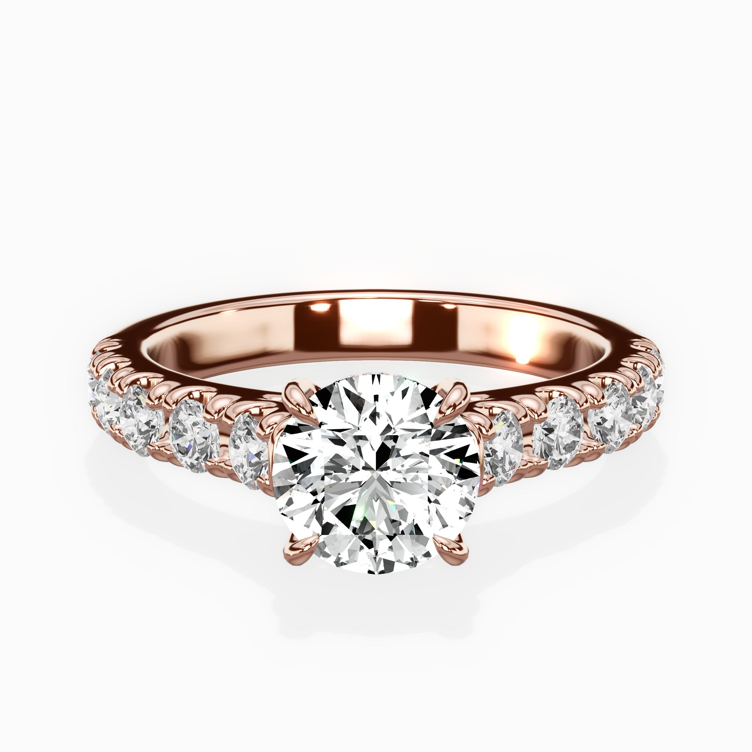 Timeless Hidden Halo Engagement Ring