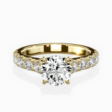 Timeless Hidden Halo Engagement Ring