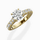 Timeless Hidden Halo Engagement Ring
