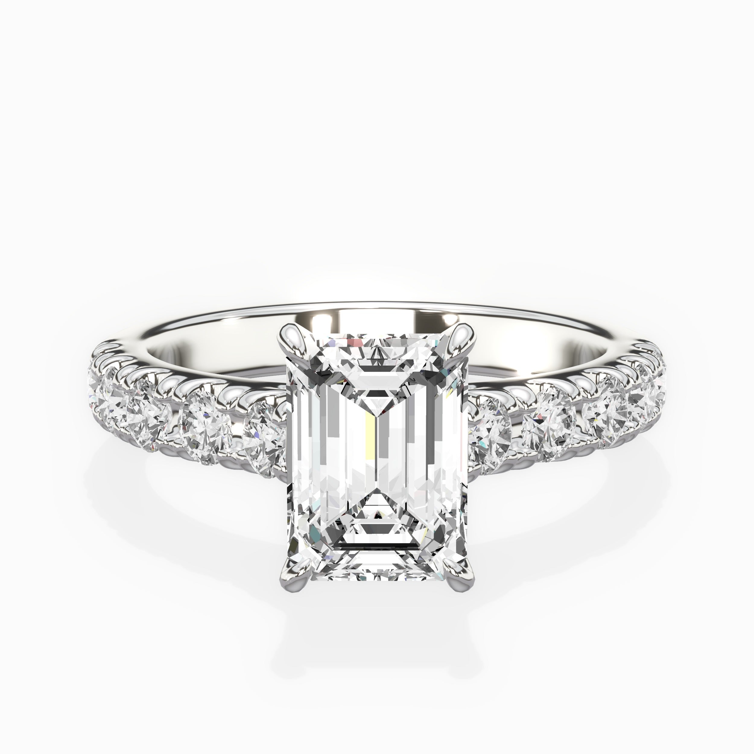 Timeless Hidden Halo Engagement Ring