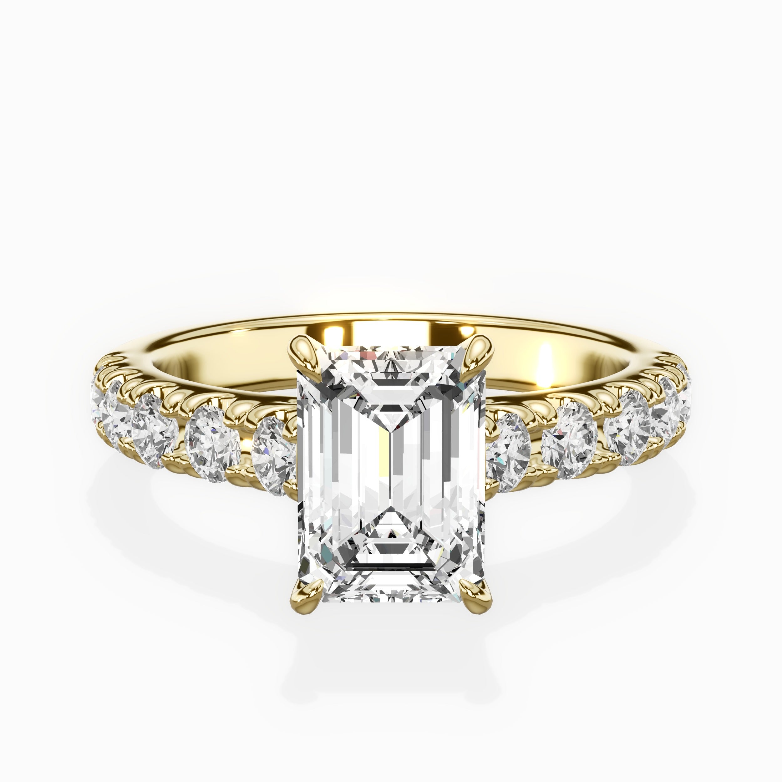 Timeless Hidden Halo Engagement Ring