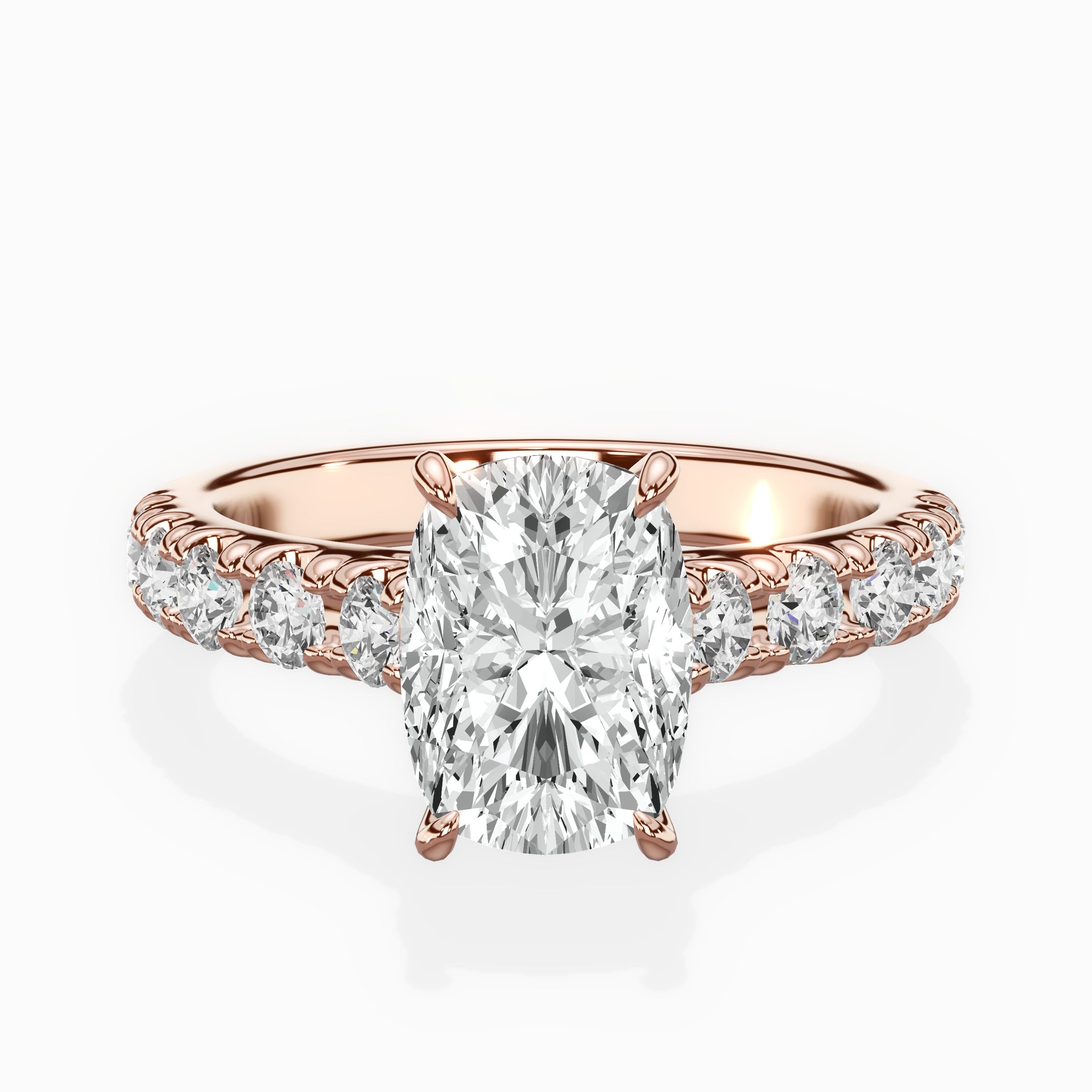 Timeless Hidden Halo Engagement Ring