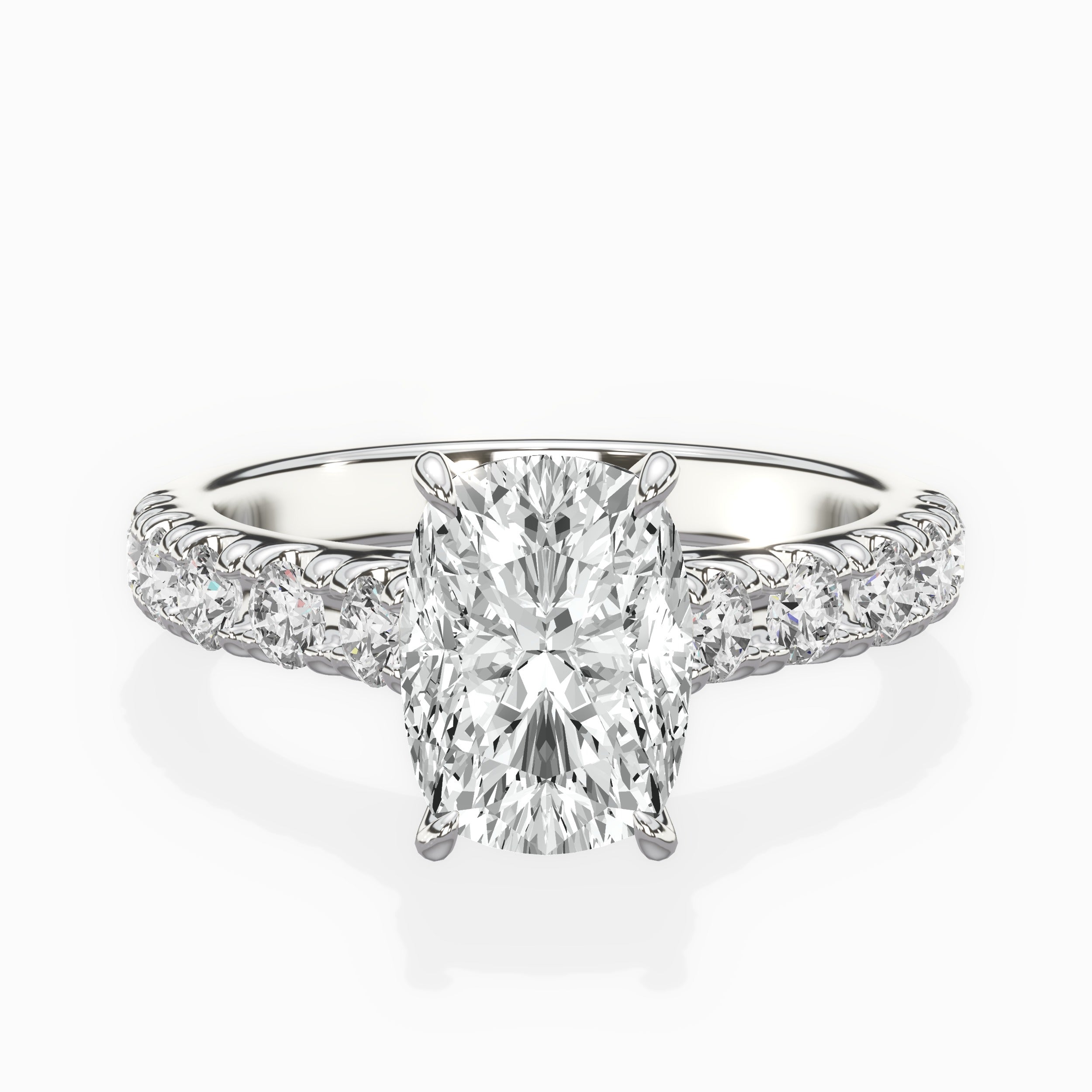Timeless Hidden Halo Engagement Ring