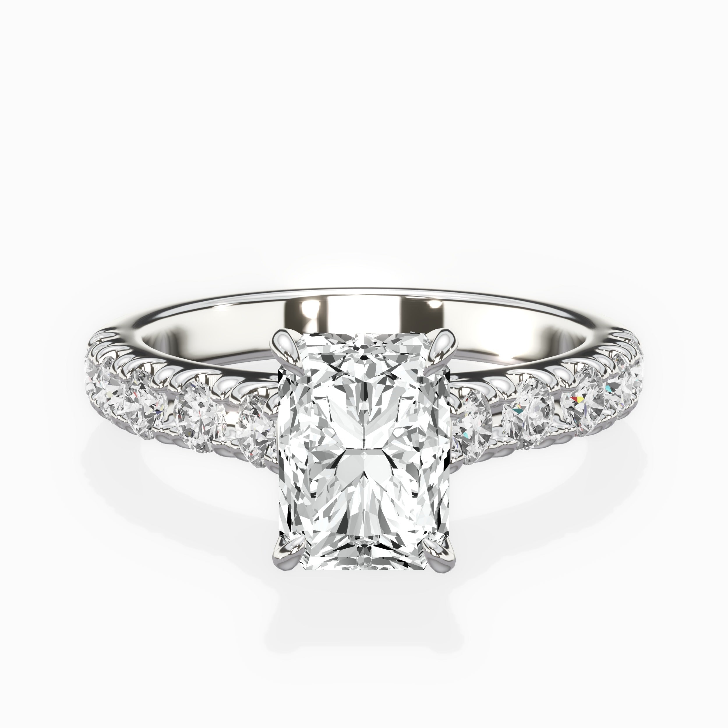 Timeless Hidden Halo Engagement Ring