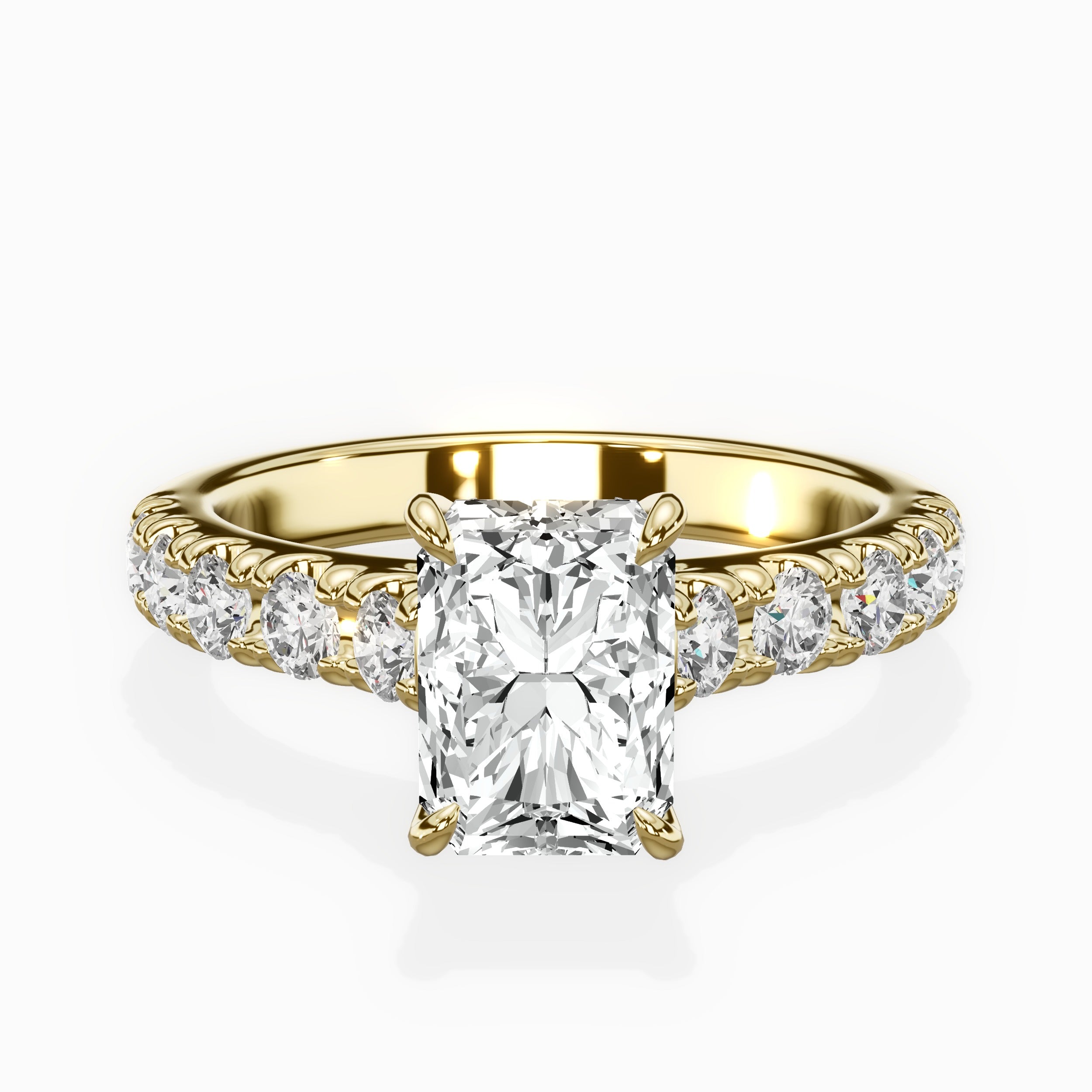 Timeless Hidden Halo Engagement Ring