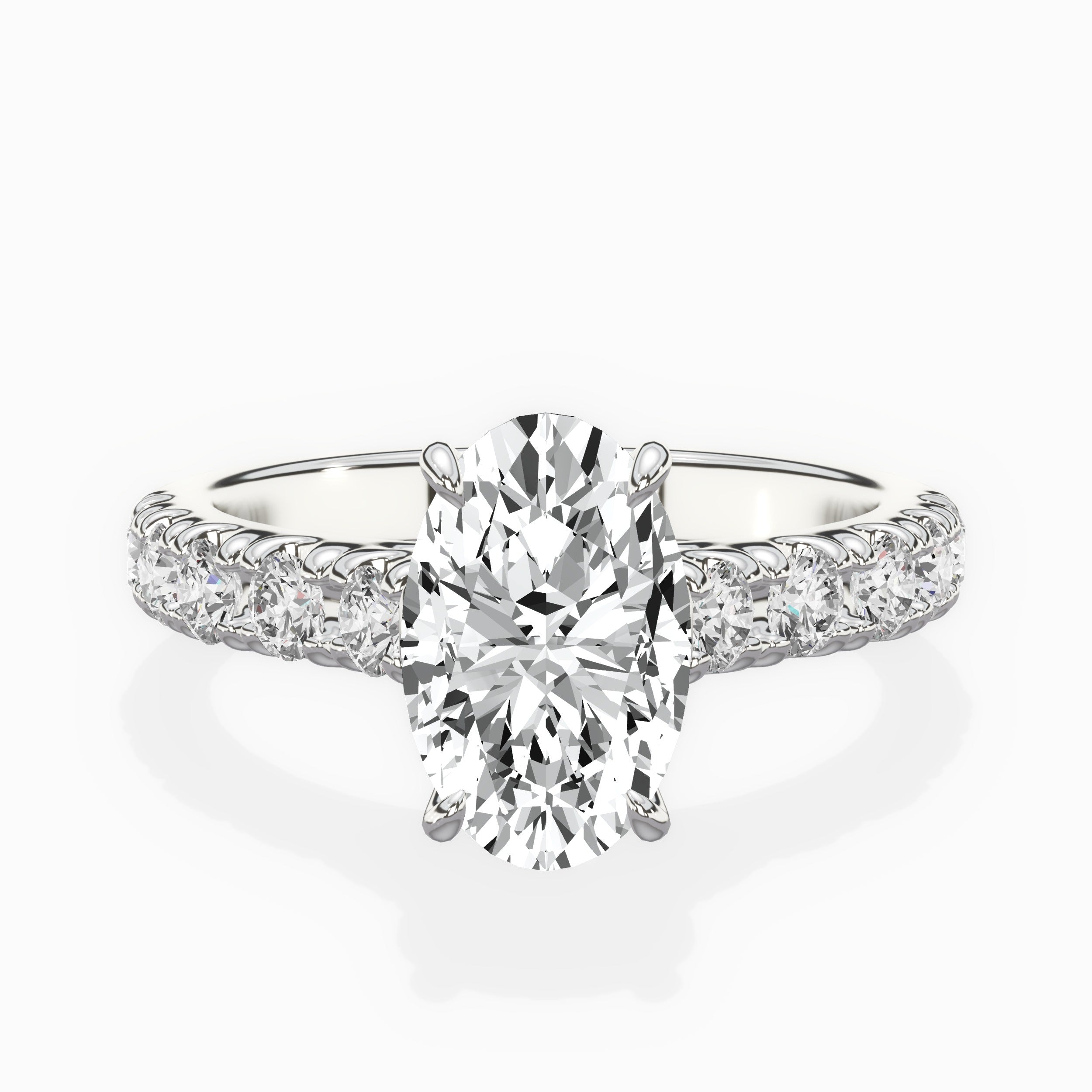 Timeless Hidden Halo Engagement Ring