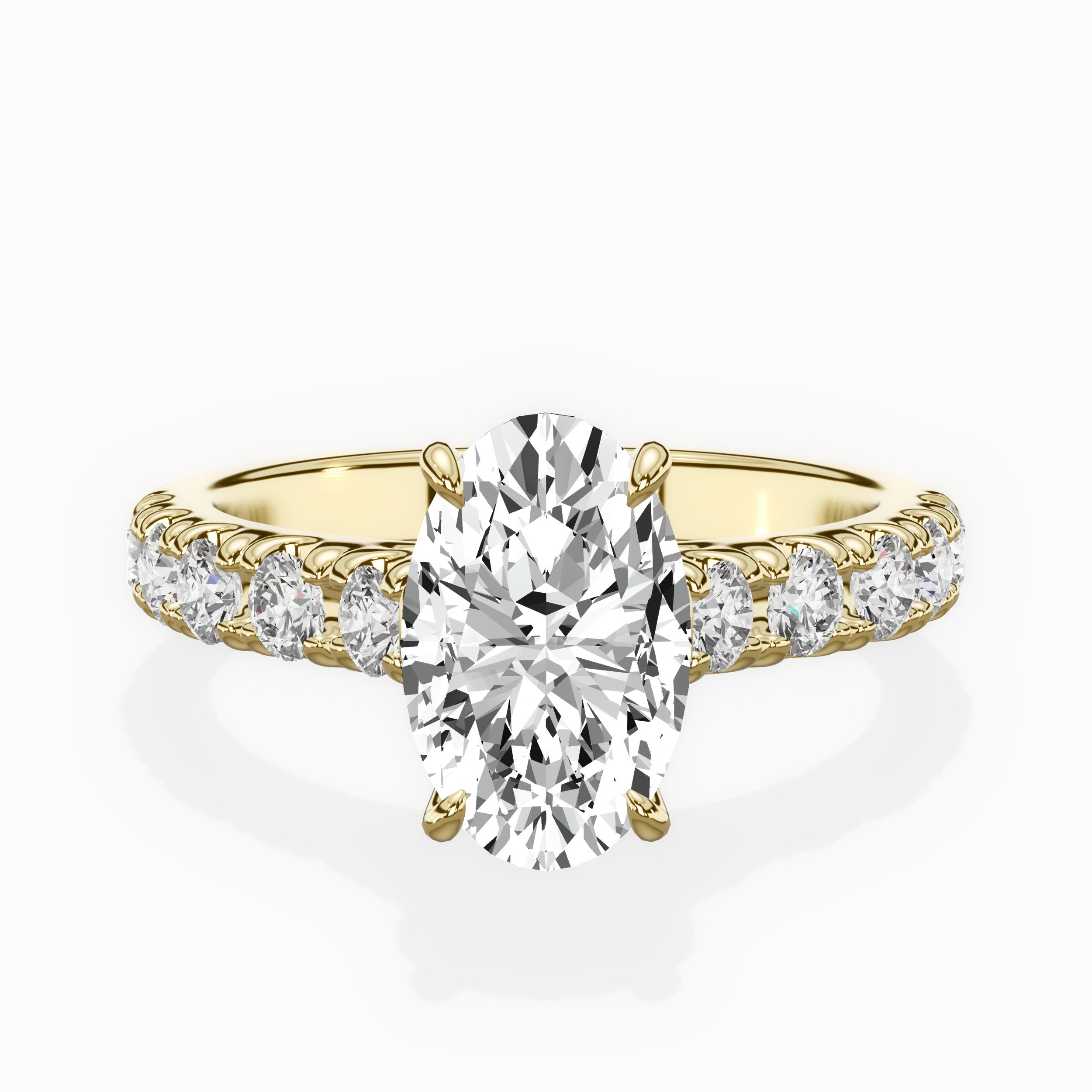 Timeless Hidden Halo Engagement Ring