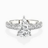 Timeless Hidden Halo Engagement Ring