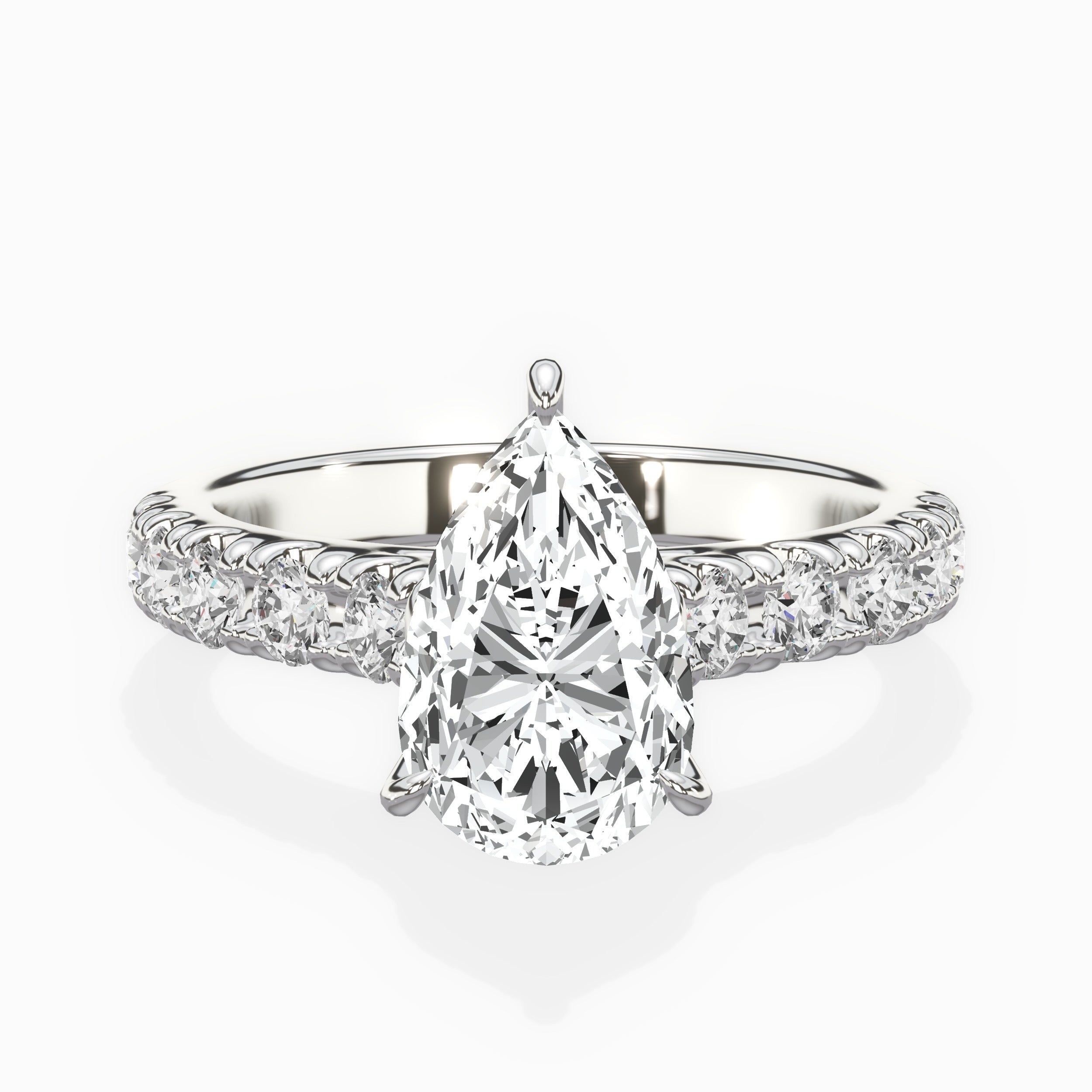 Timeless Hidden Halo Engagement Ring