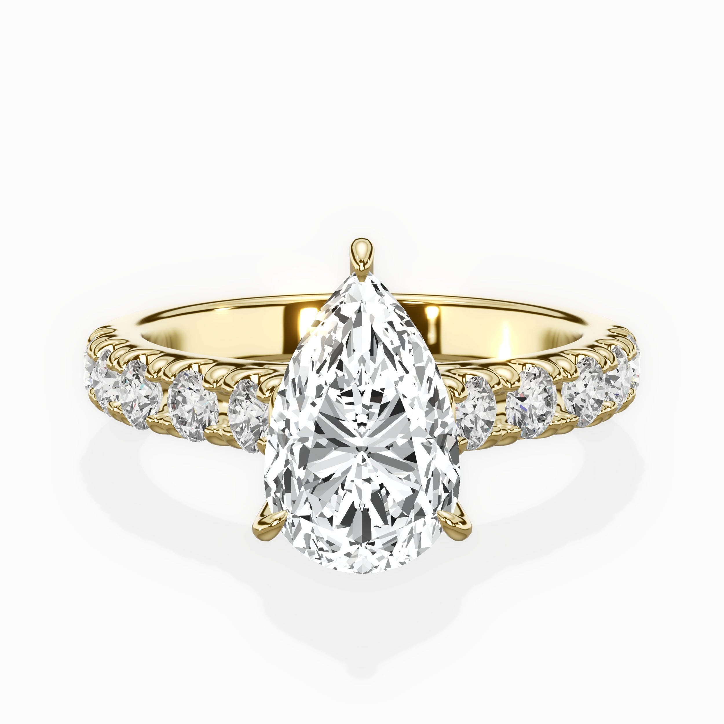 Timeless Hidden Halo Engagement Ring