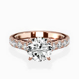 Timeless Hidden Halo Engagement Ring