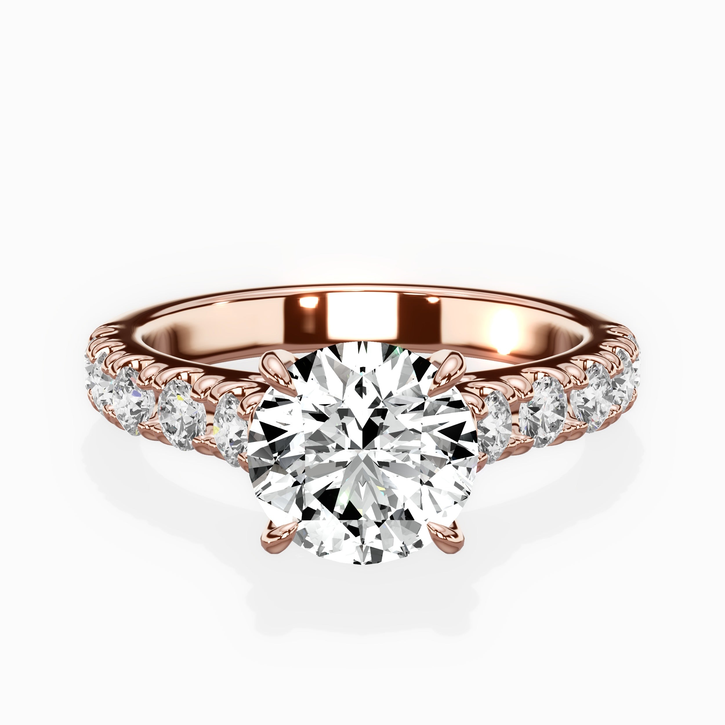 Timeless Hidden Halo Engagement Ring