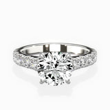 Timeless Hidden Halo Engagement Ring