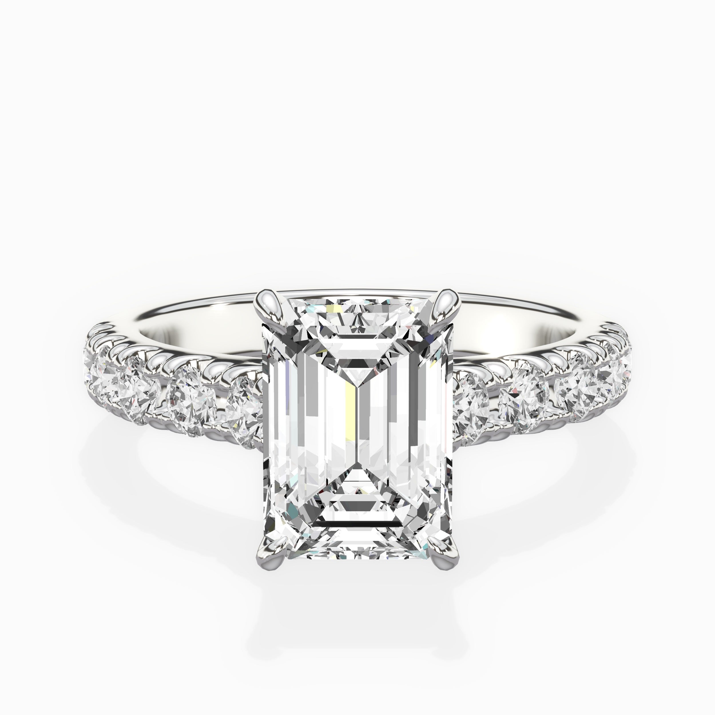 Timeless Hidden Halo Engagement Ring