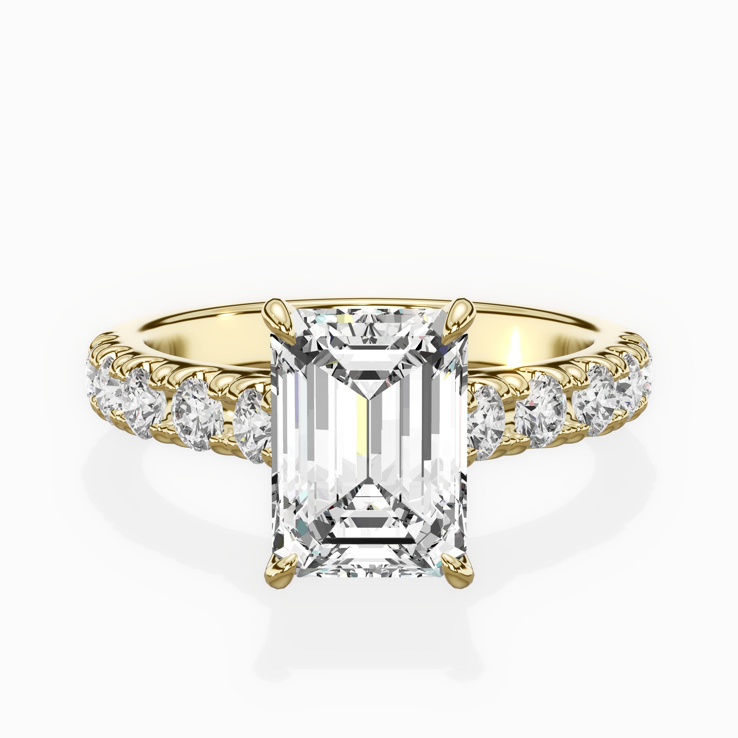 Timeless Hidden Halo Engagement Ring