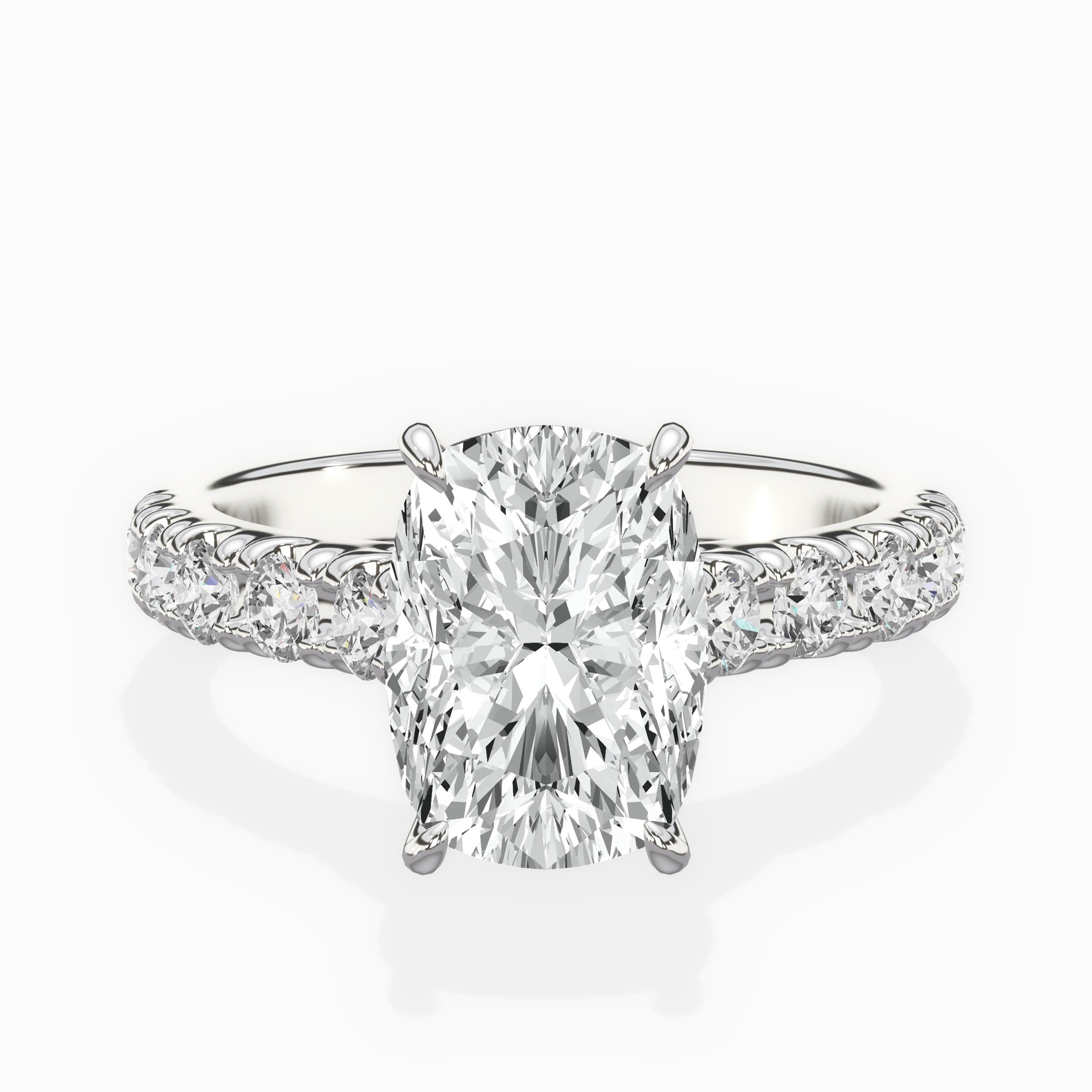 Timeless Hidden Halo Engagement Ring