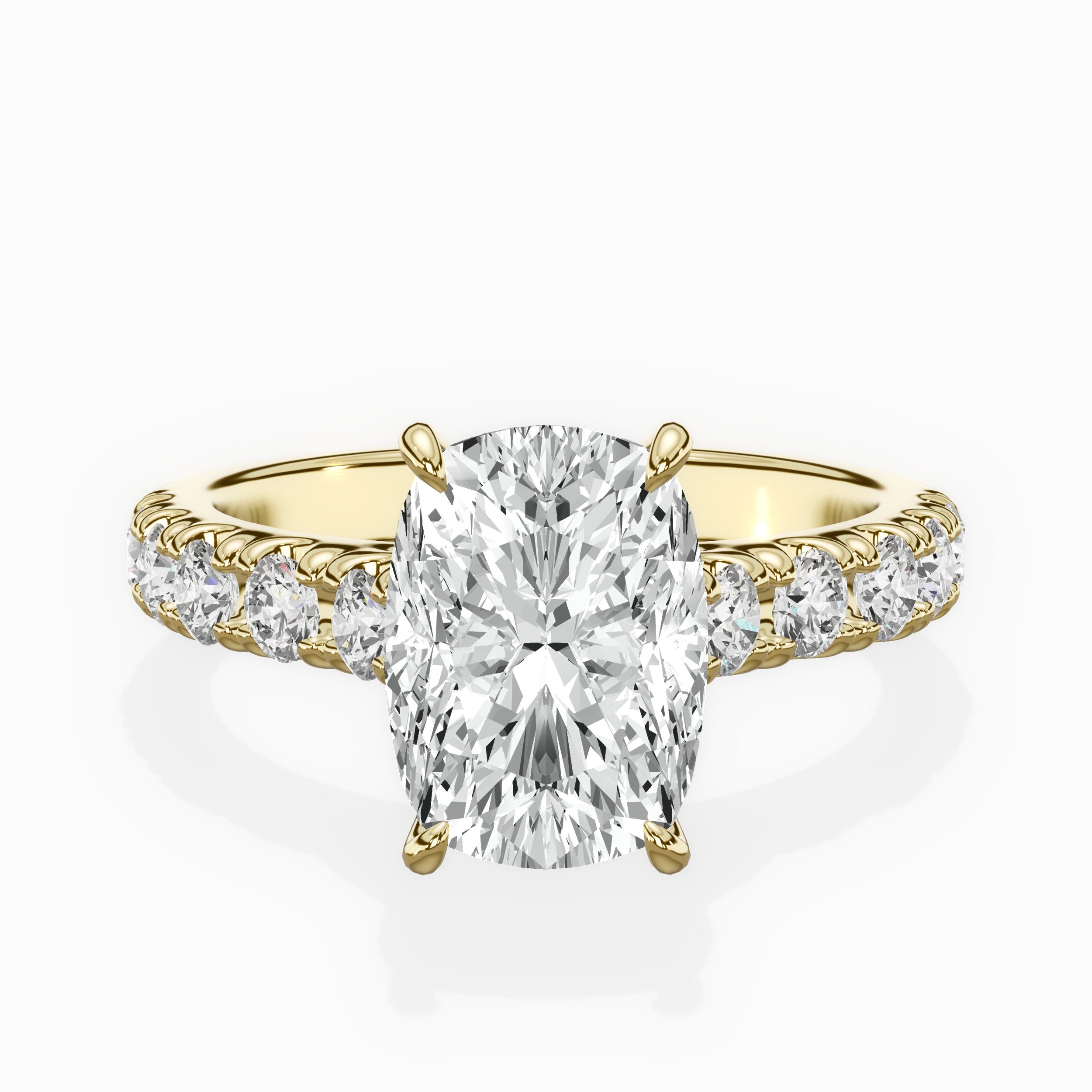 Timeless Hidden Halo Engagement Ring