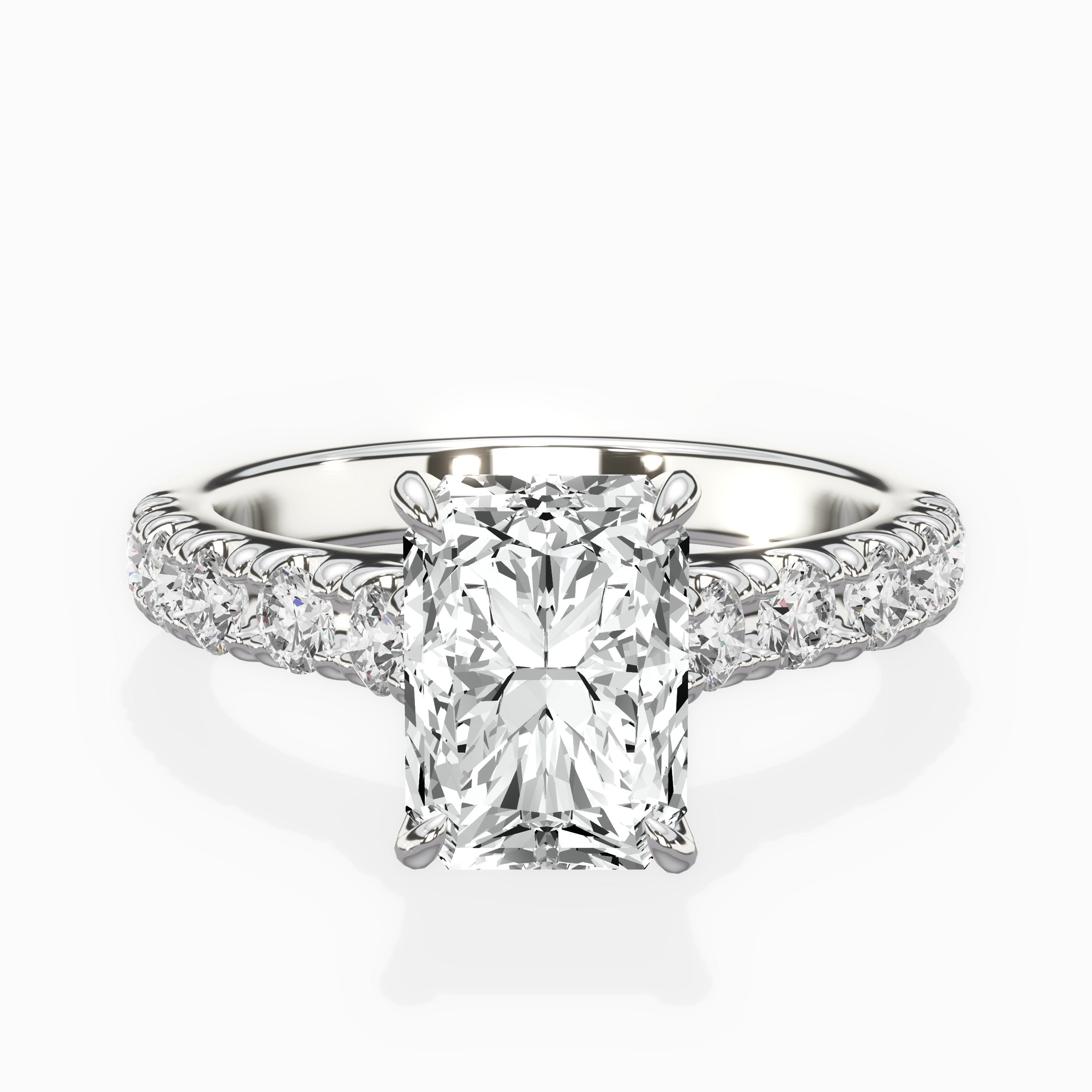Timeless Hidden Halo Engagement Ring