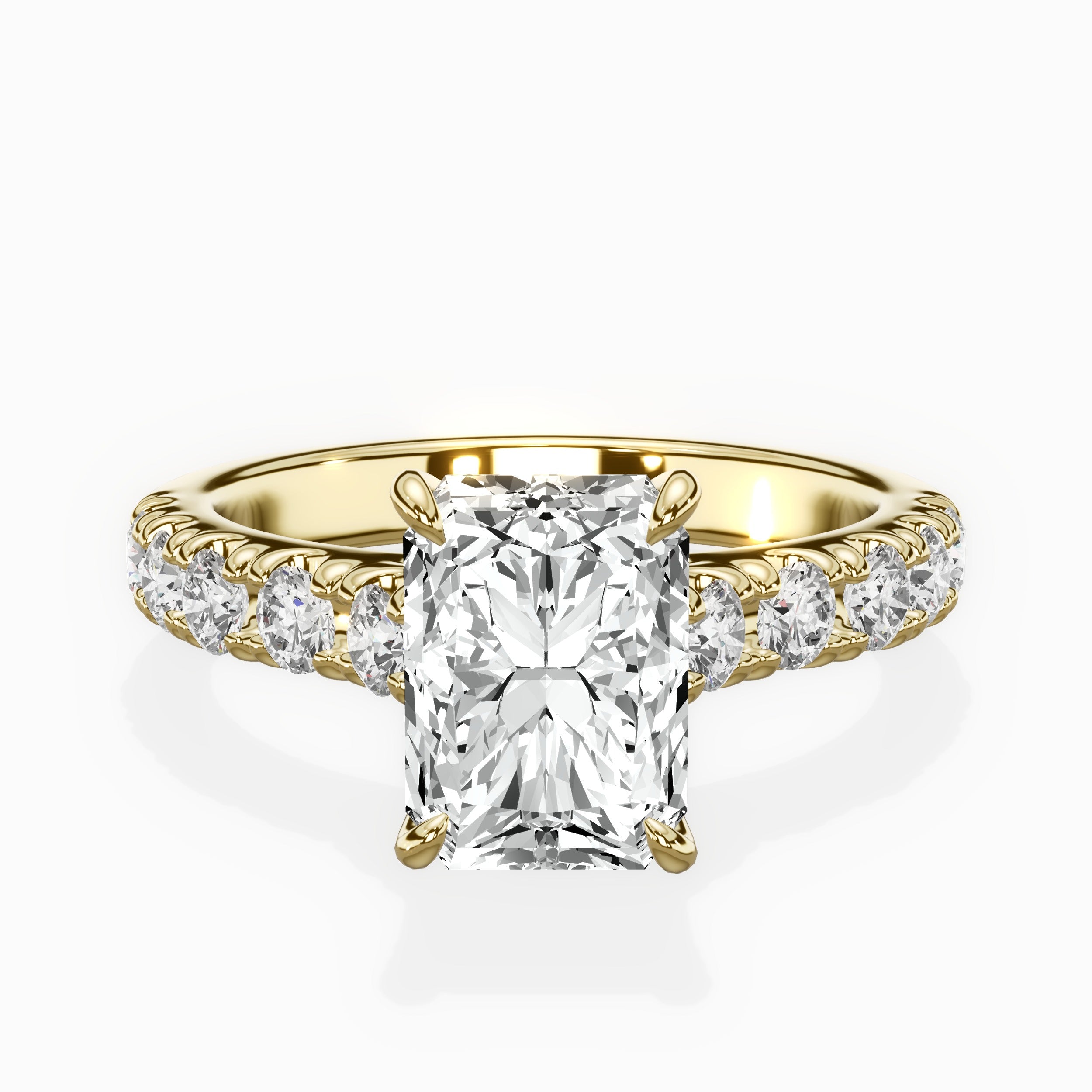 Timeless Hidden Halo Engagement Ring