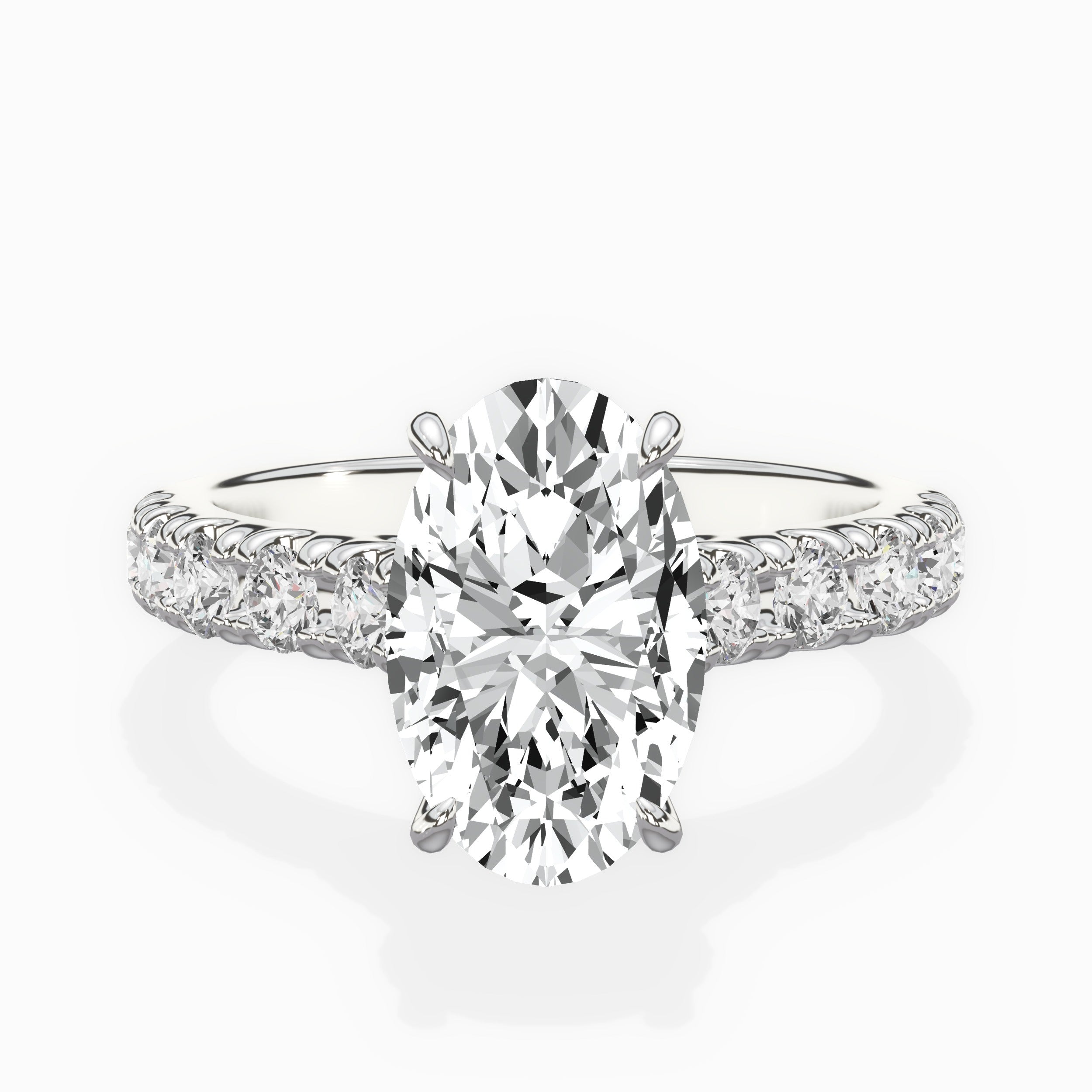 Timeless Hidden Halo Engagement Ring