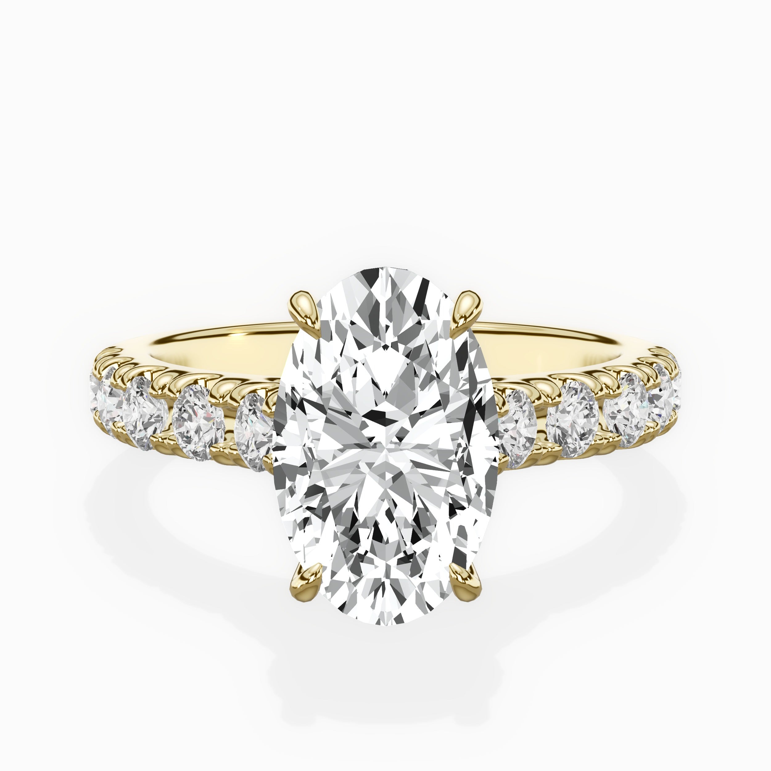 Timeless Hidden Halo Engagement Ring