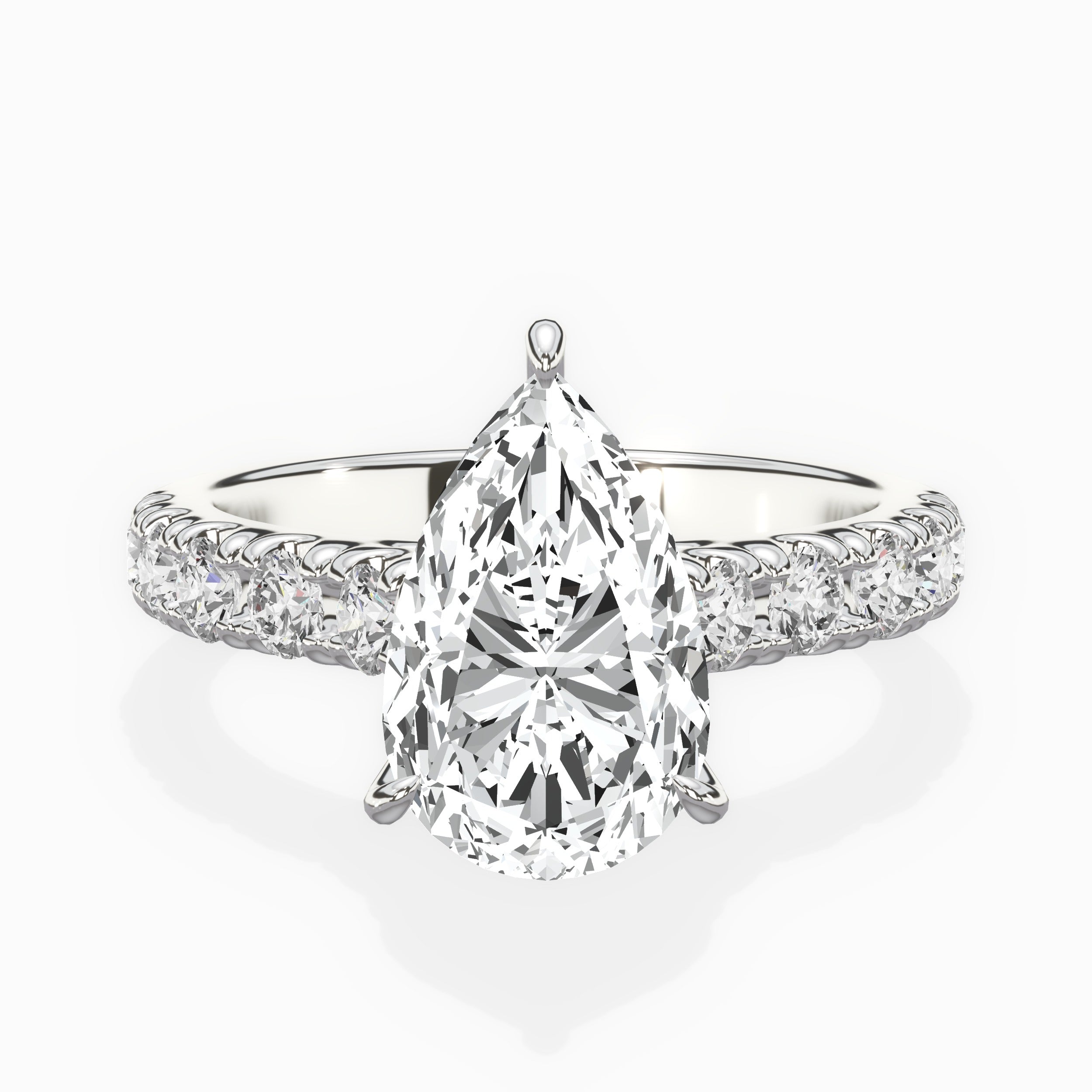 Timeless Hidden Halo Engagement Ring