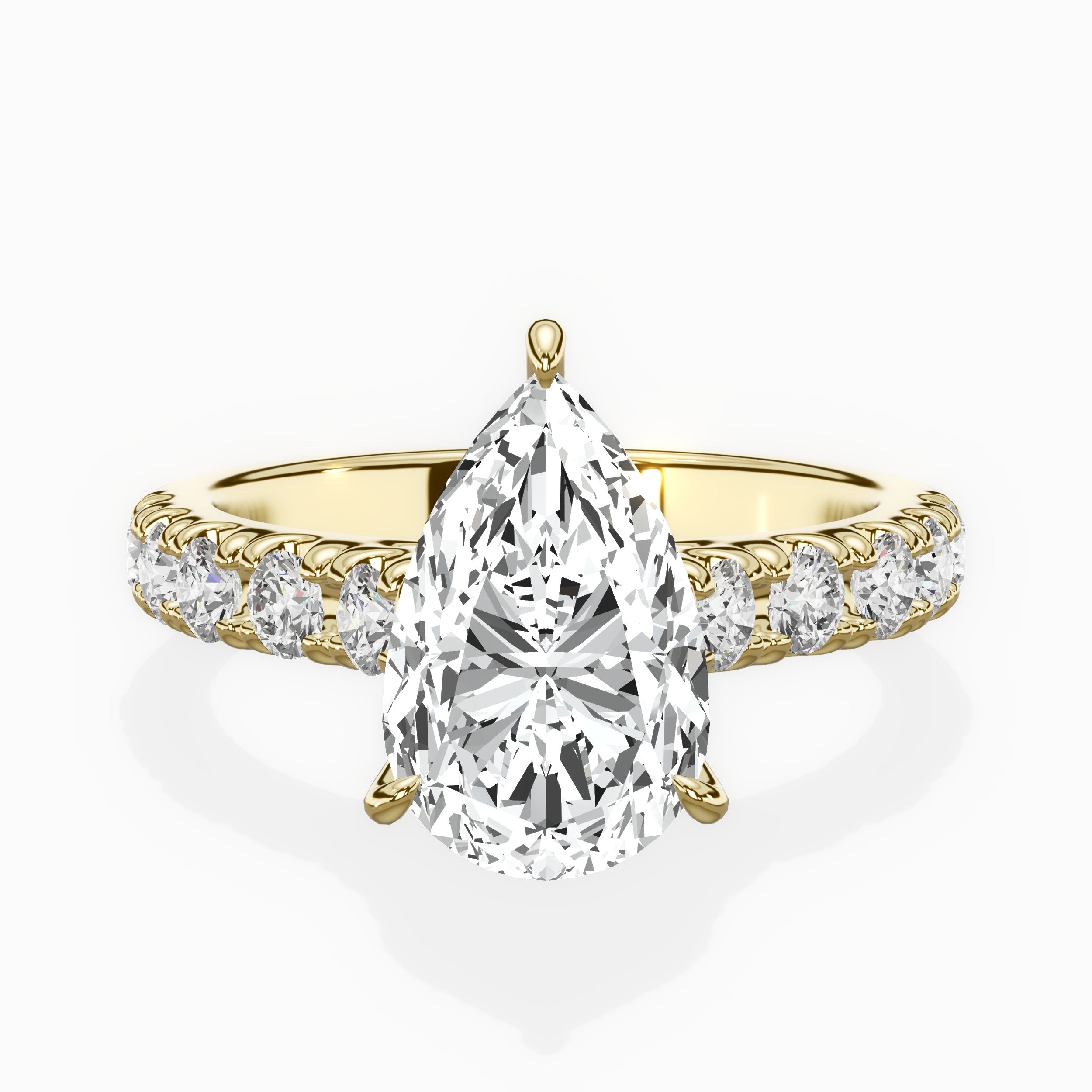 Timeless Hidden Halo Engagement Ring