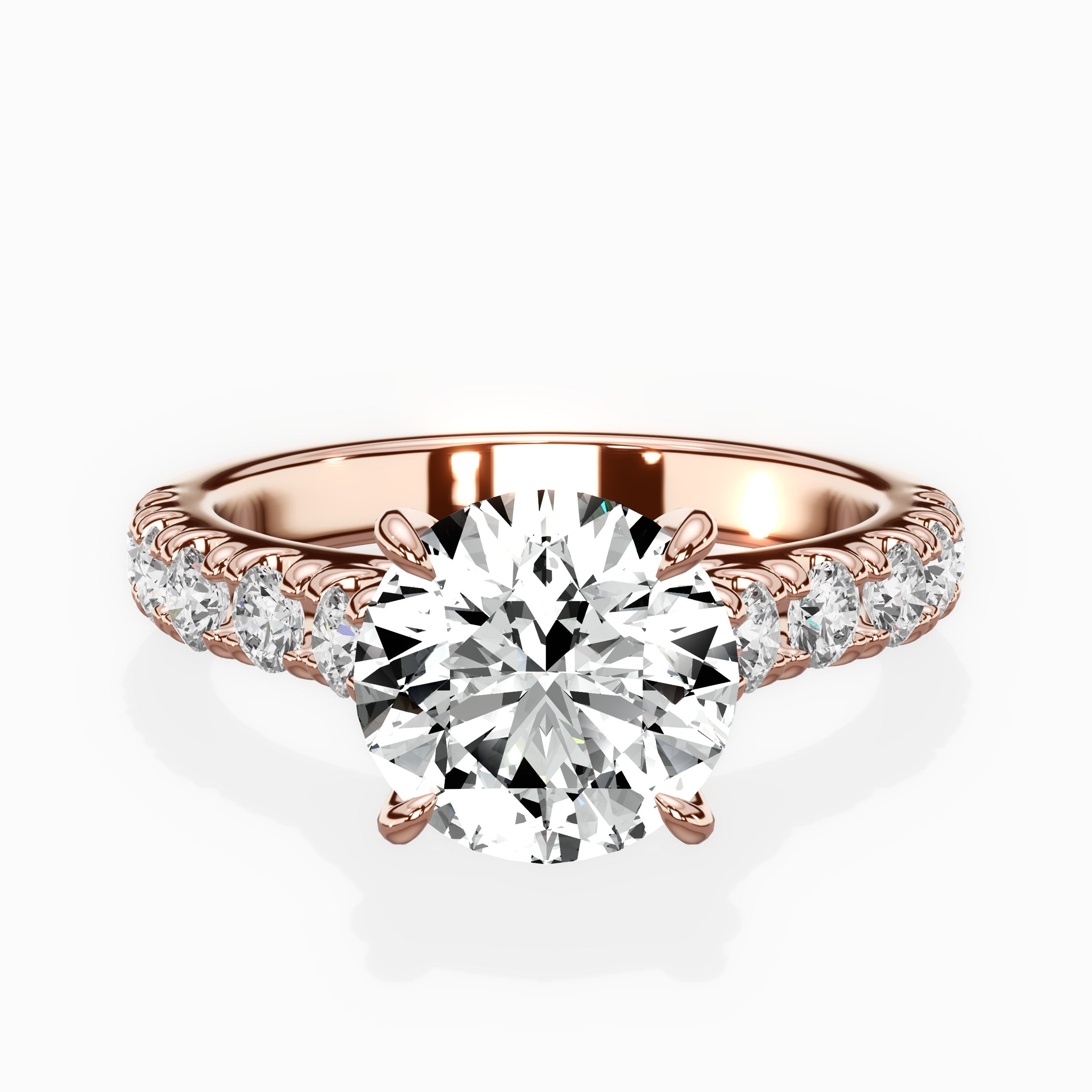 Timeless Hidden Halo Engagement Ring