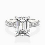 Timeless Hidden Halo Engagement Ring