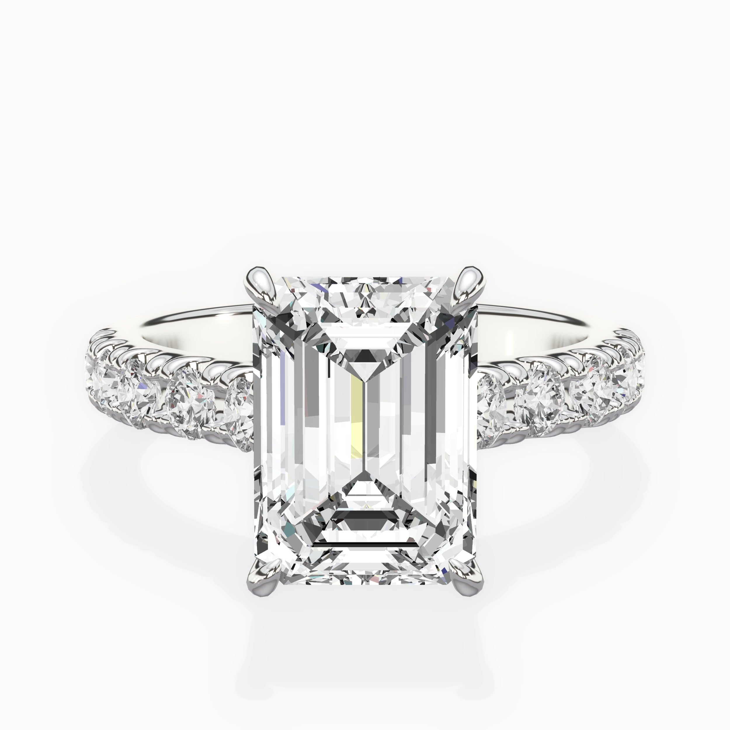 Timeless Hidden Halo Engagement Ring