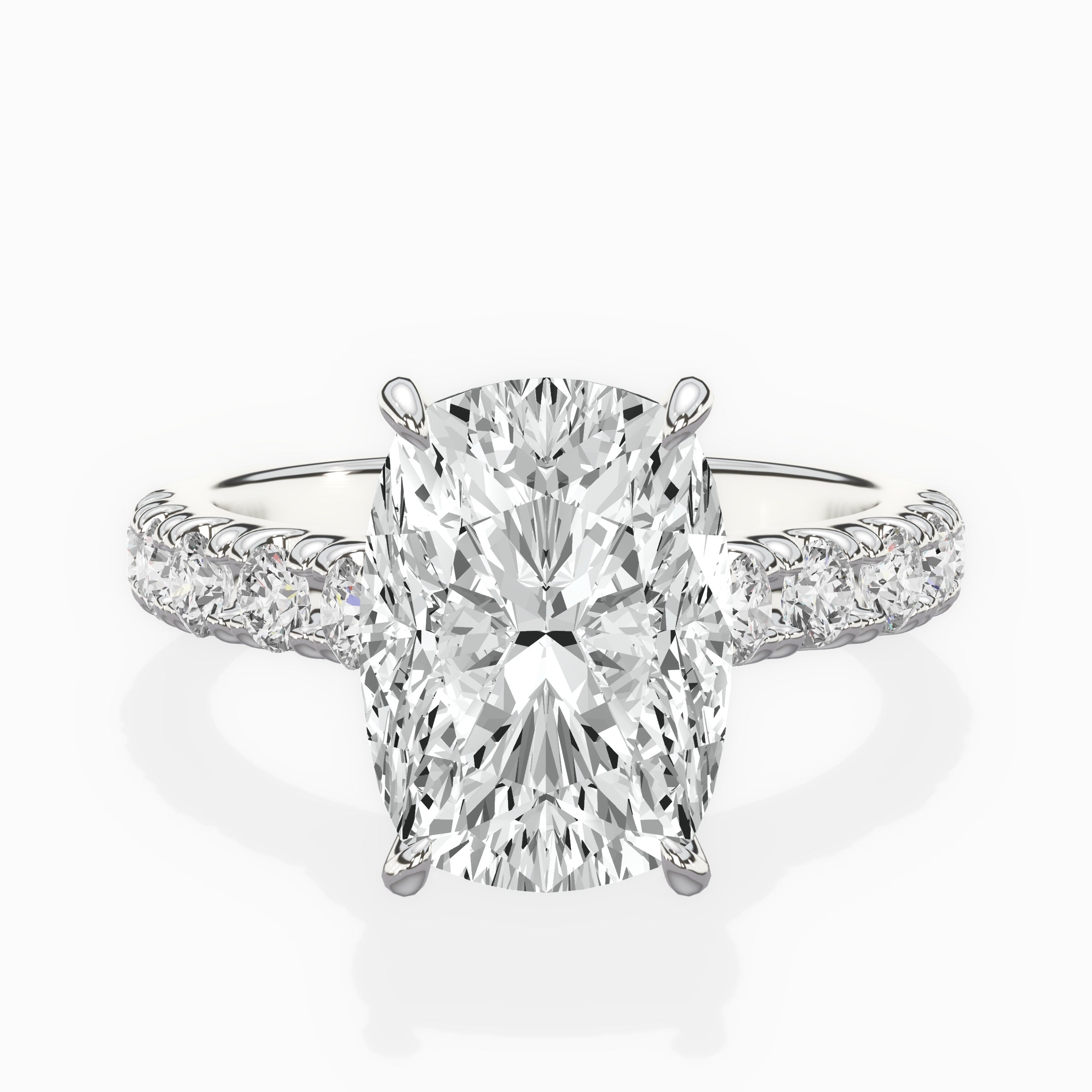 Timeless Hidden Halo Engagement Ring