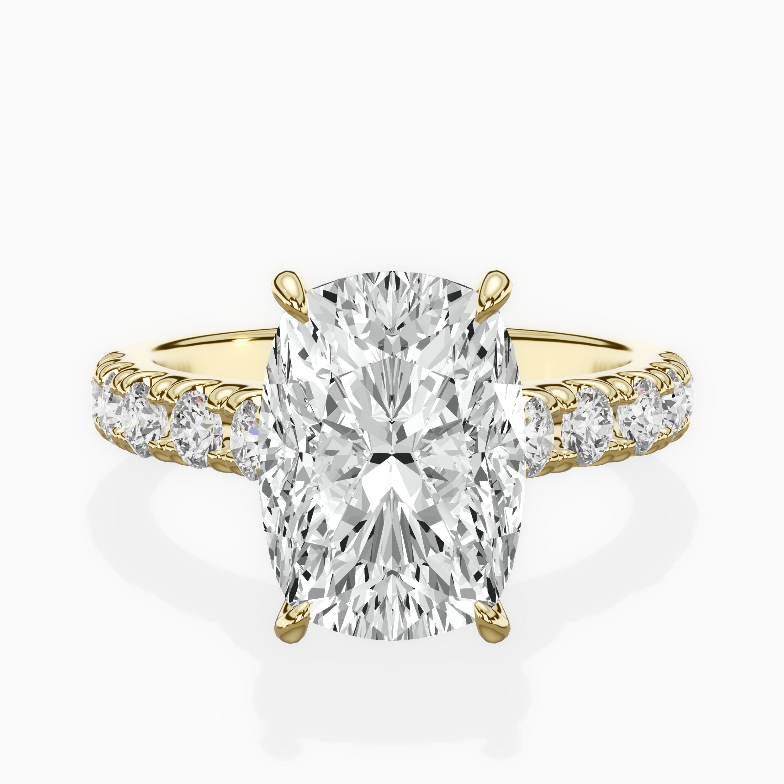 Timeless Hidden Halo Engagement Ring
