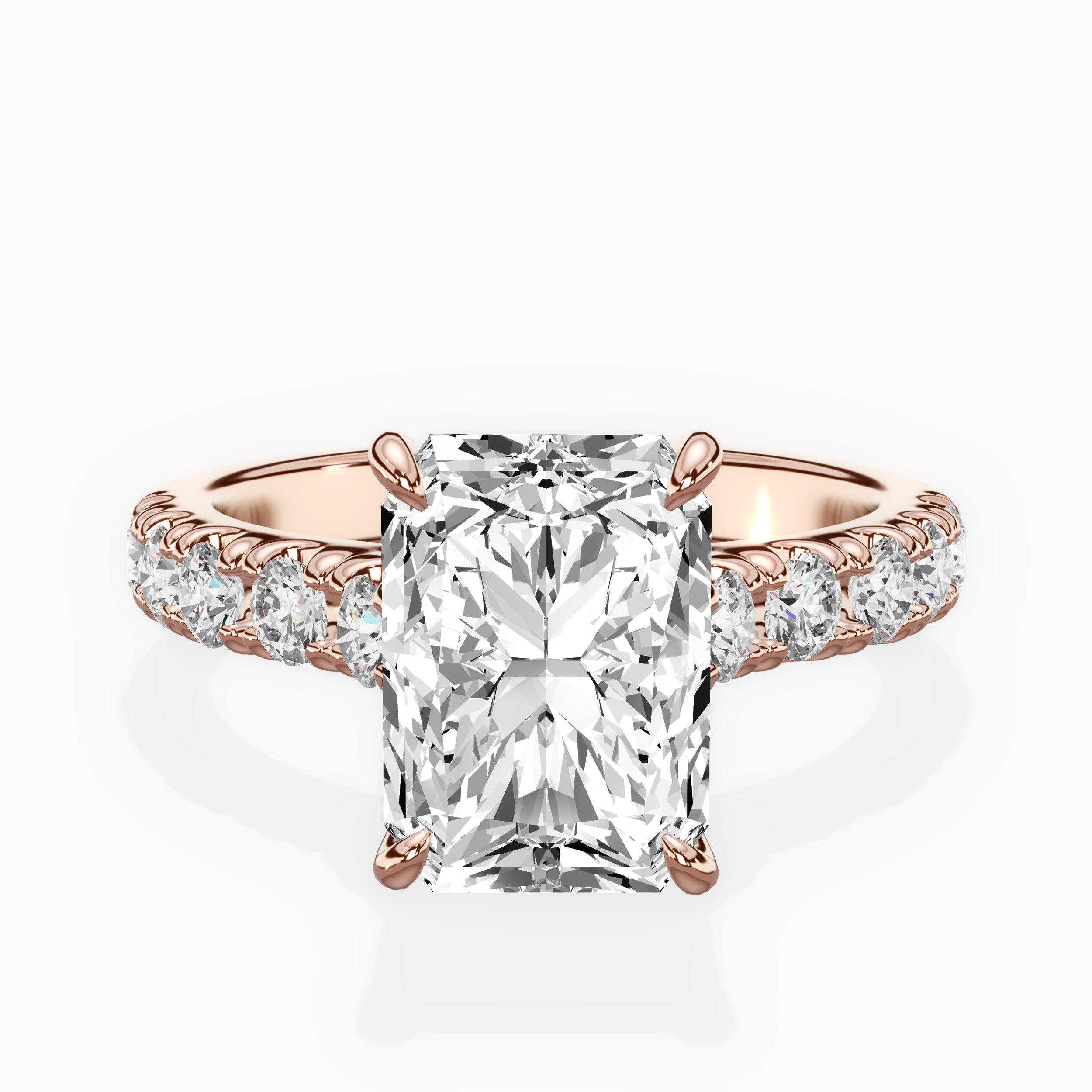 Timeless Hidden Halo Engagement Ring