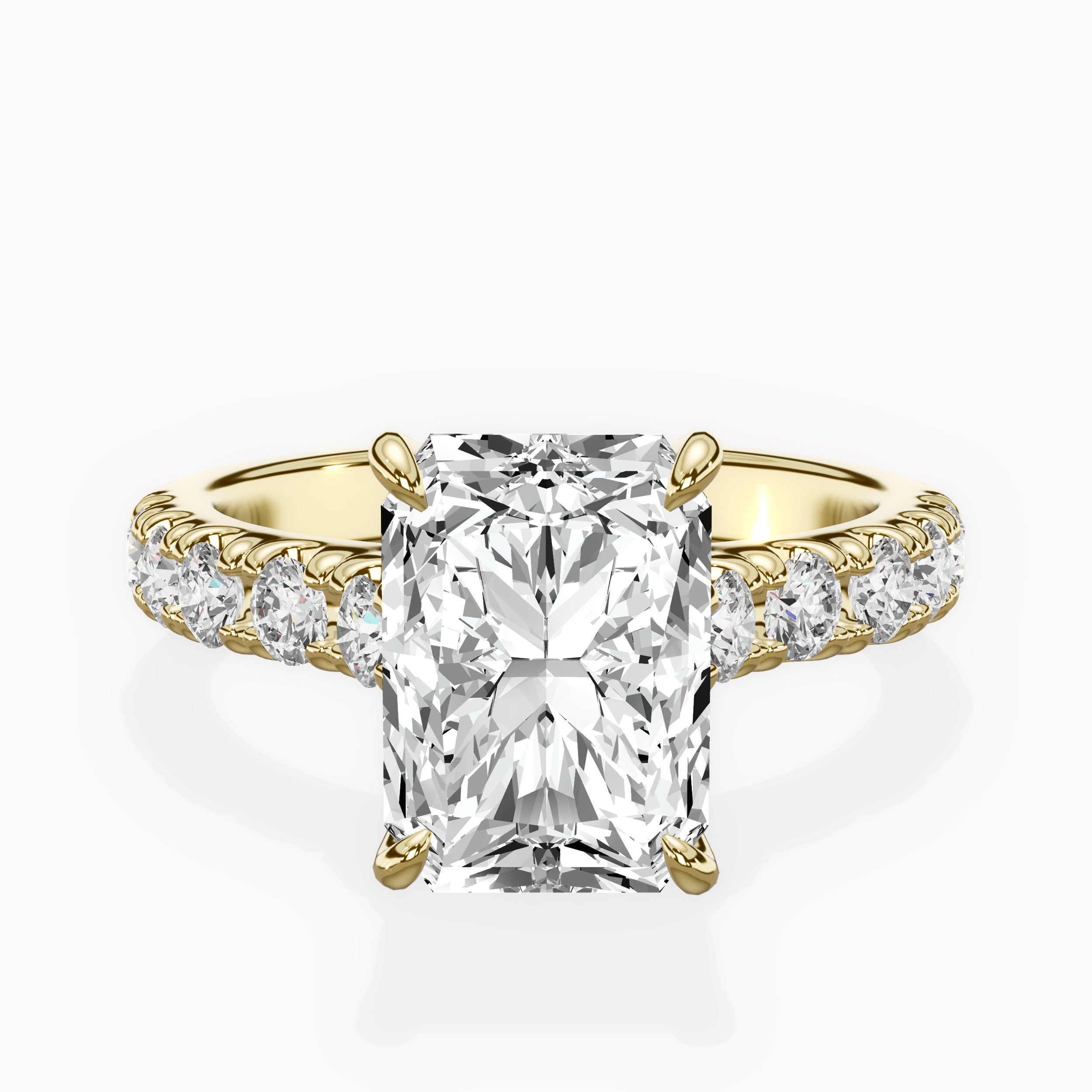 Timeless Hidden Halo Engagement Ring