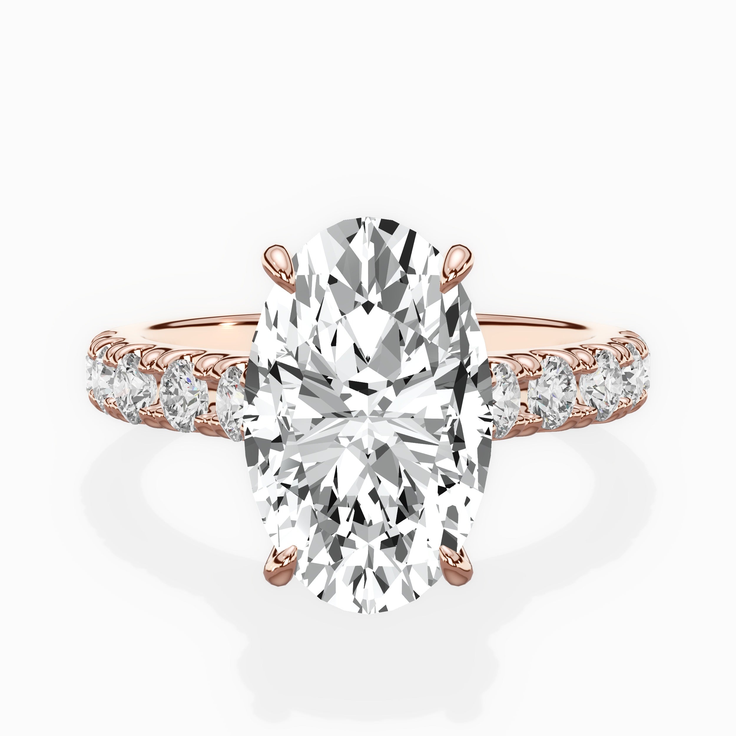 Timeless Hidden Halo Engagement Ring