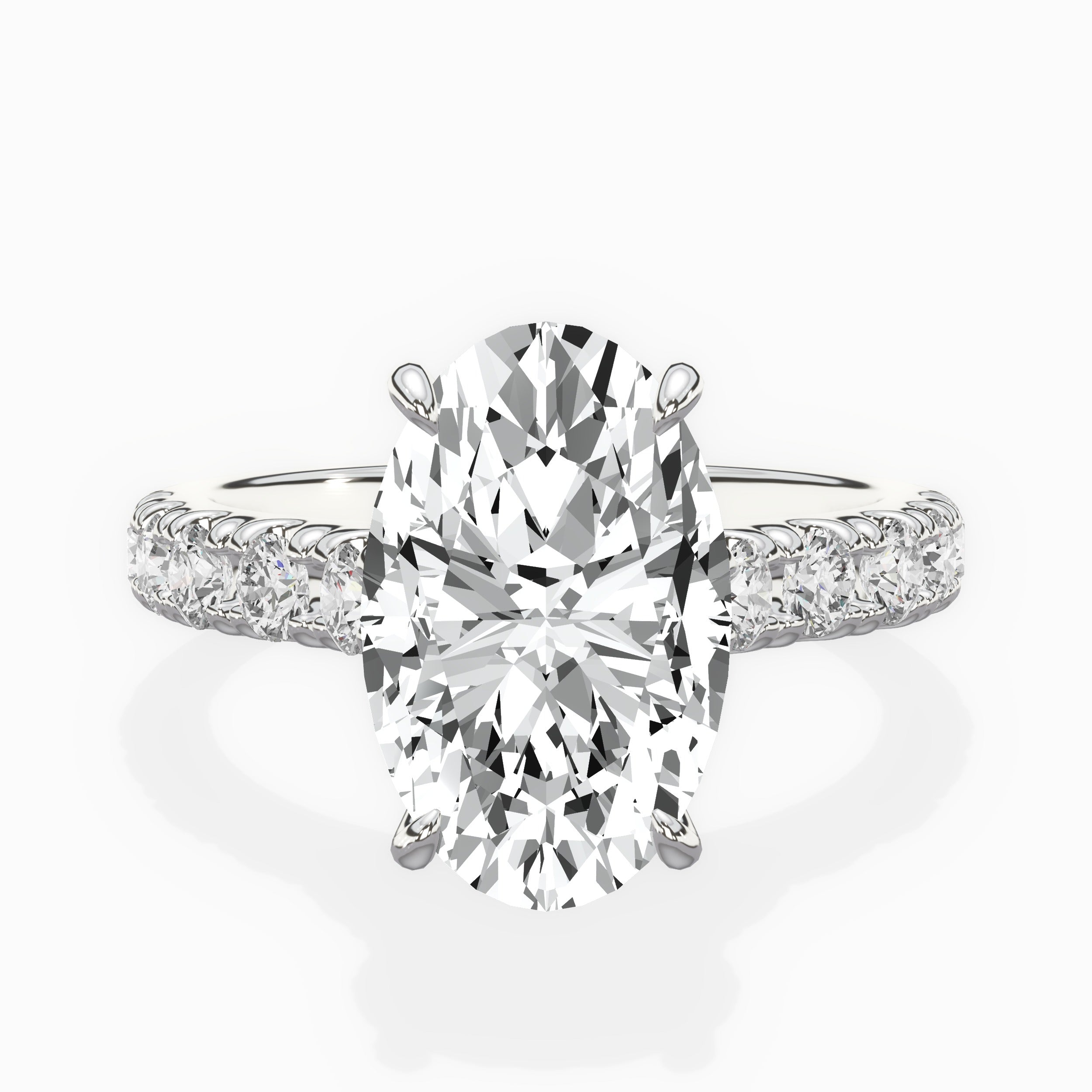 Timeless Hidden Halo Engagement Ring