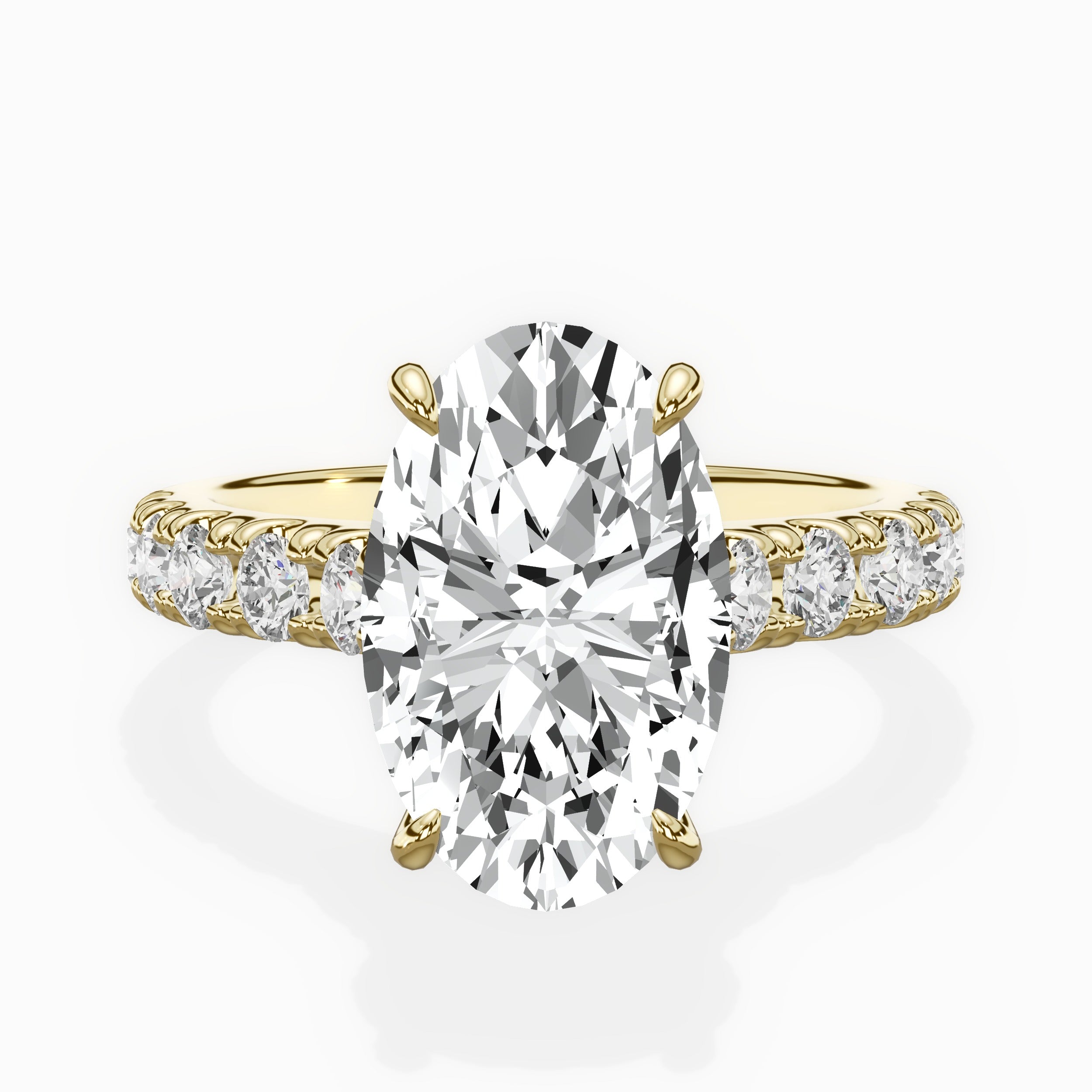 Timeless Hidden Halo Engagement Ring