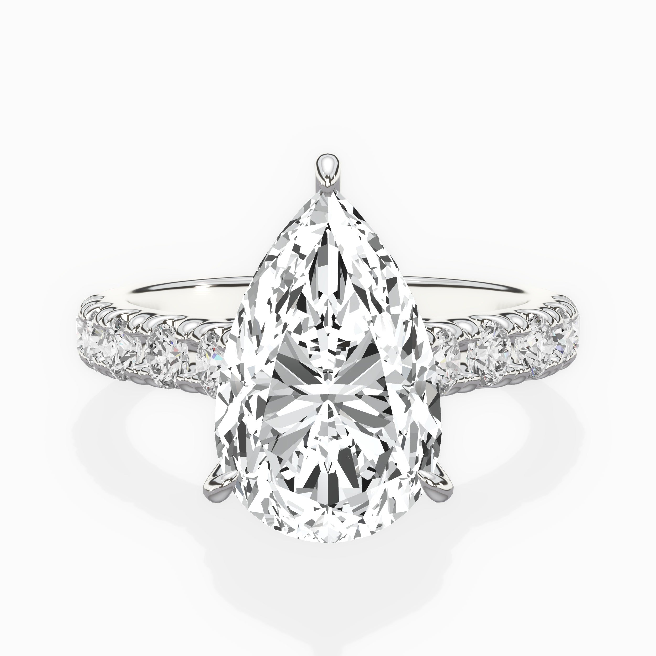 Timeless Hidden Halo Engagement Ring