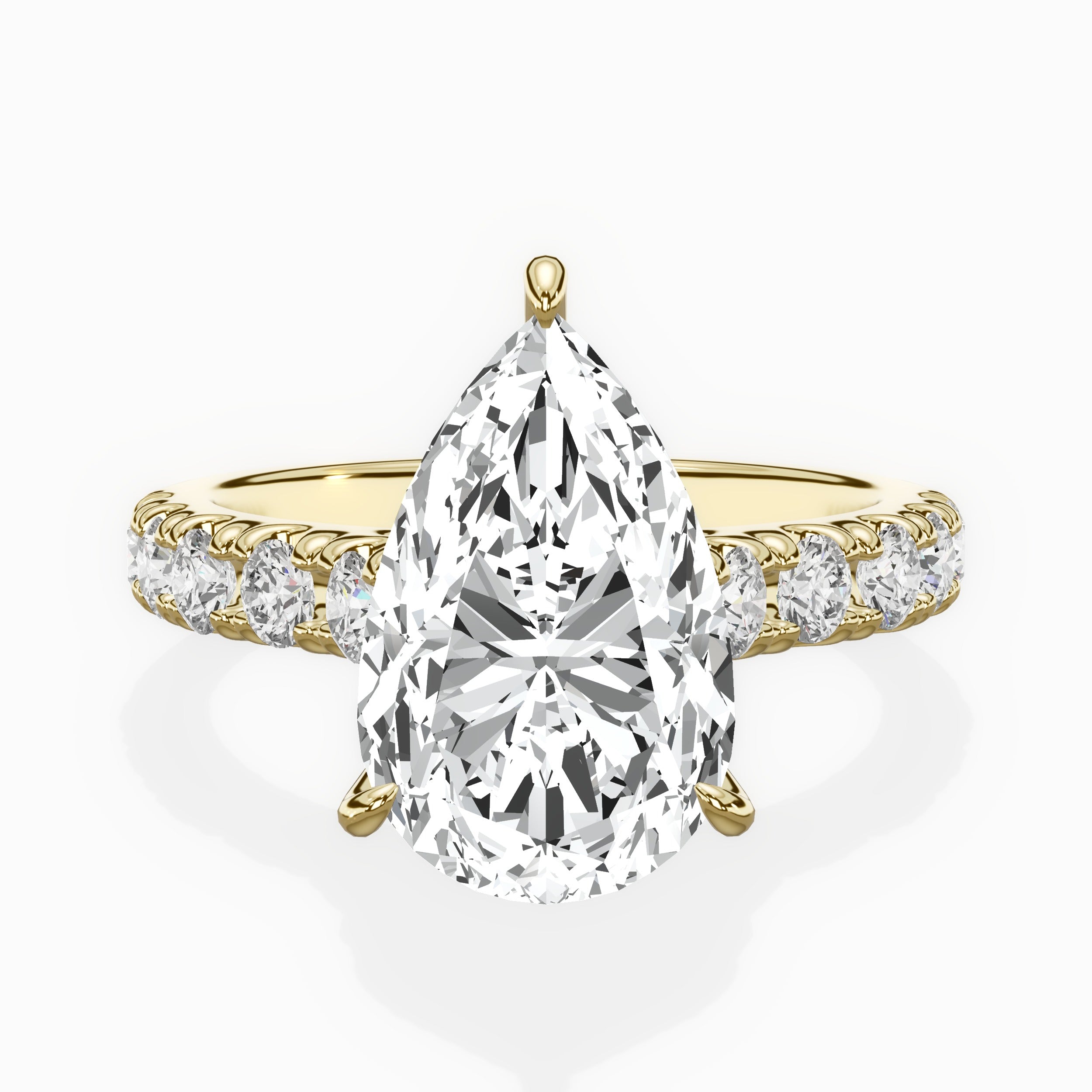Timeless Hidden Halo Engagement Ring