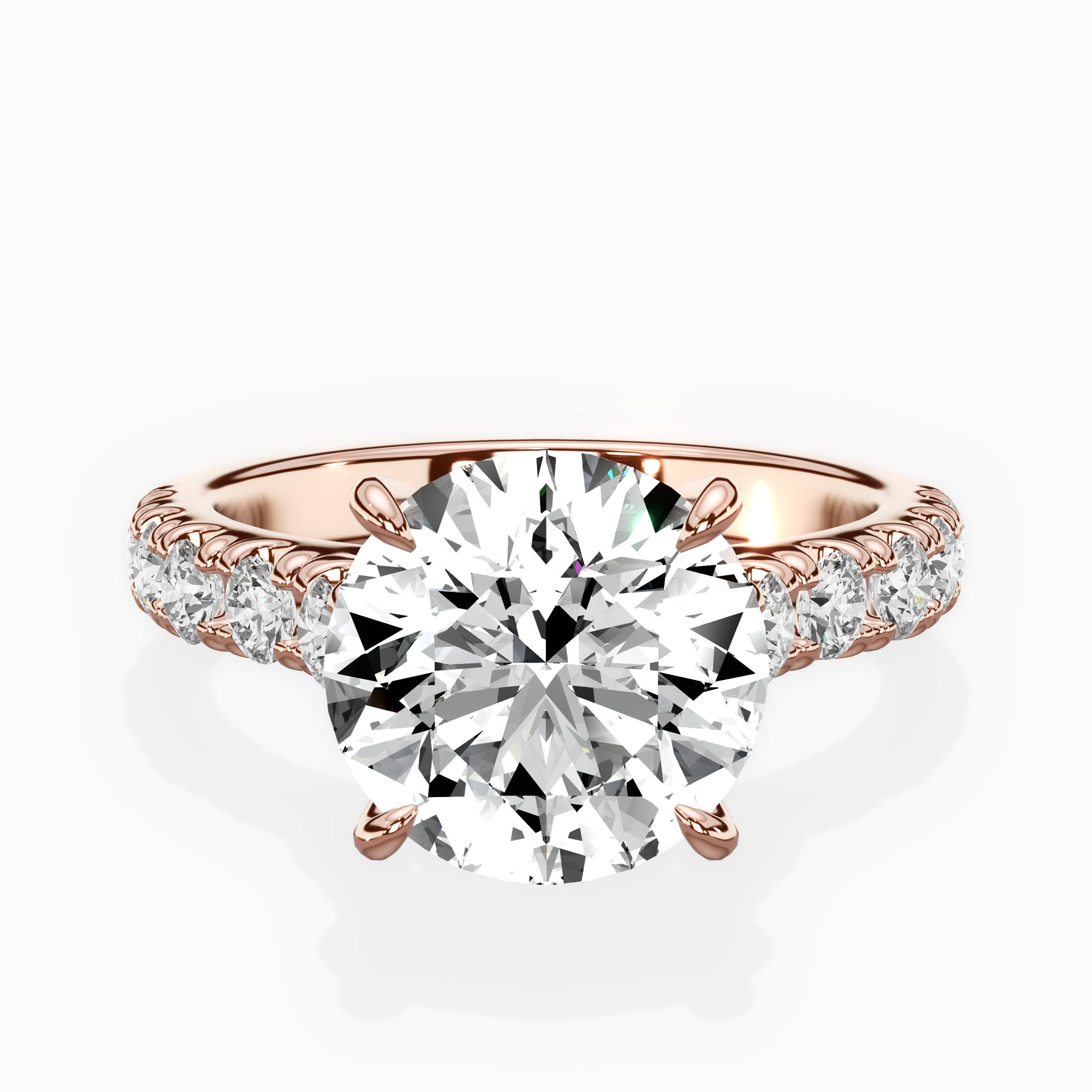 Timeless Hidden Halo Engagement Ring