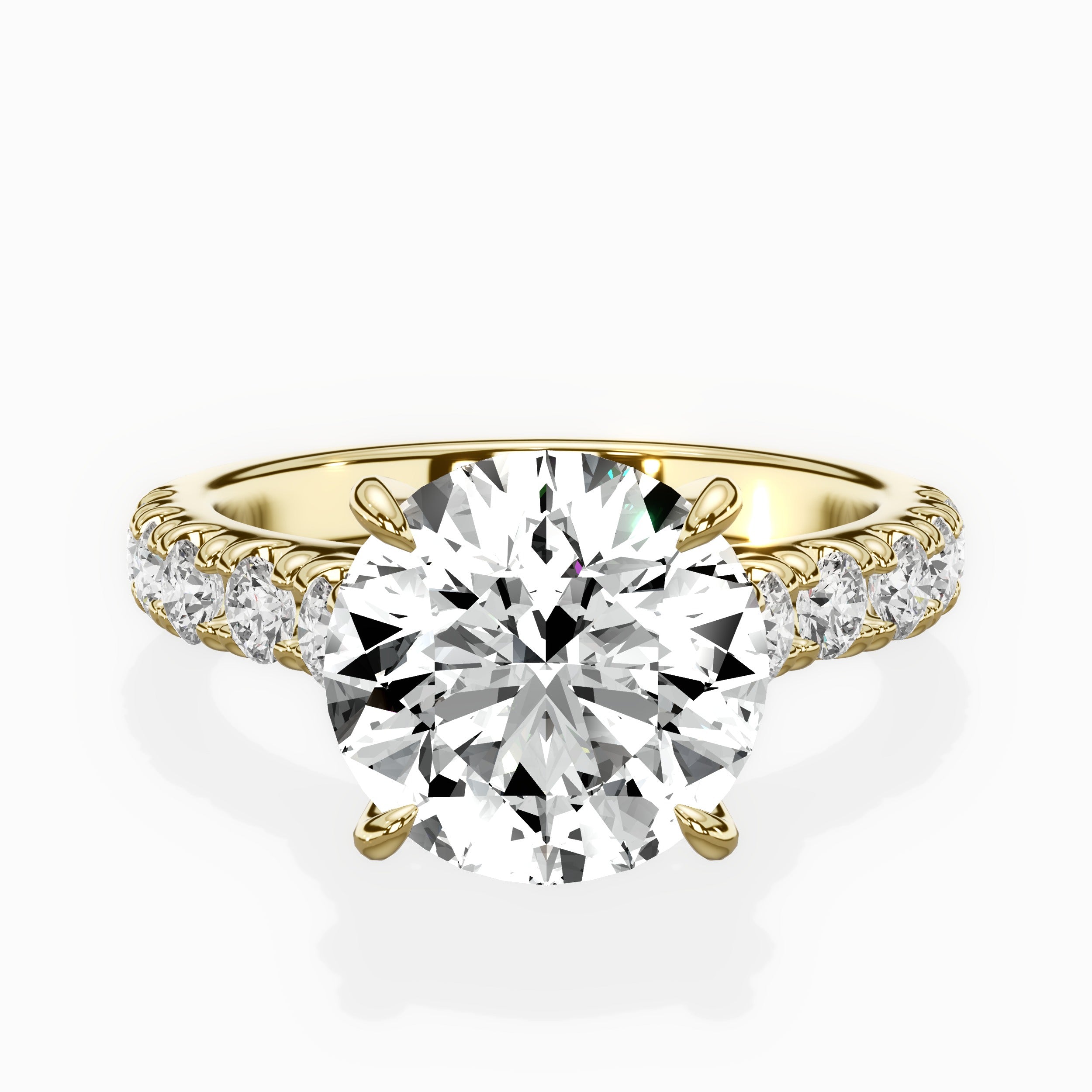 Timeless Hidden Halo Engagement Ring