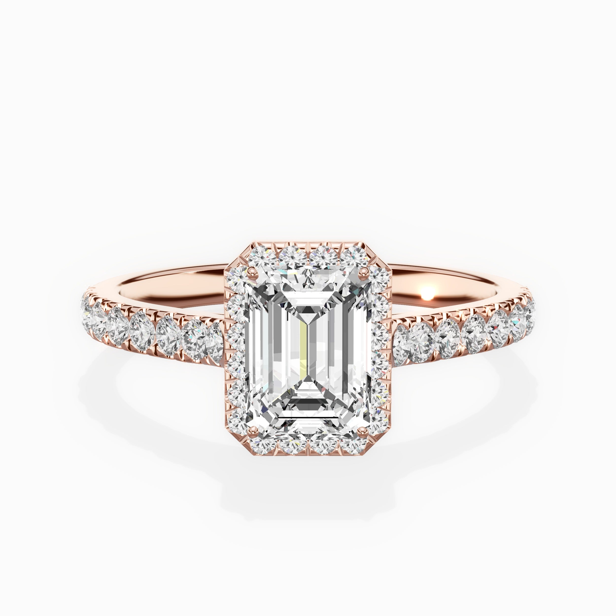 Amor Halo Engagement Ring