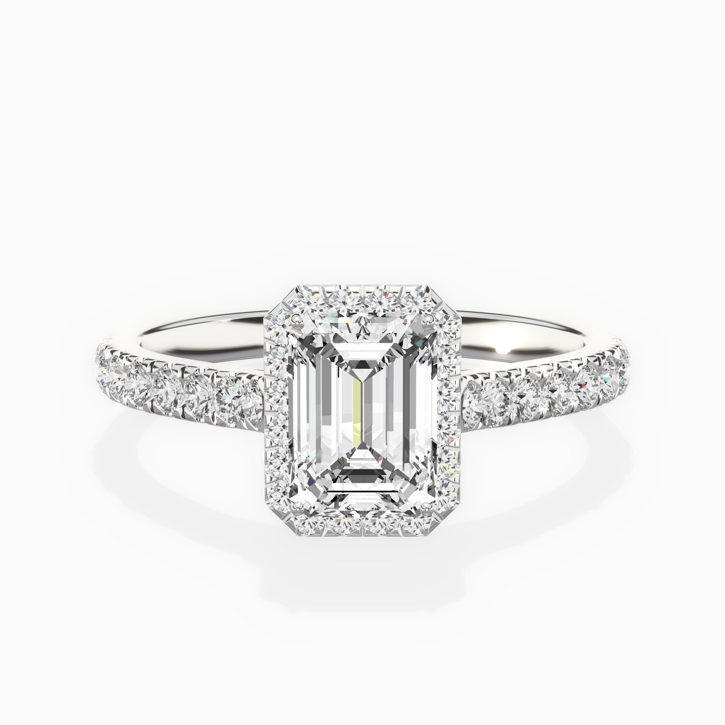 Amor Halo Engagement Ring