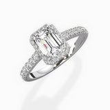 Amor Halo Engagement Ring