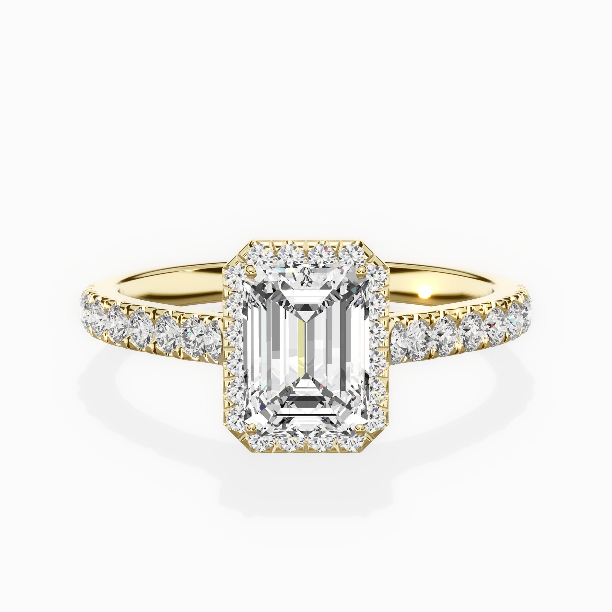 Amor Halo Engagement Ring