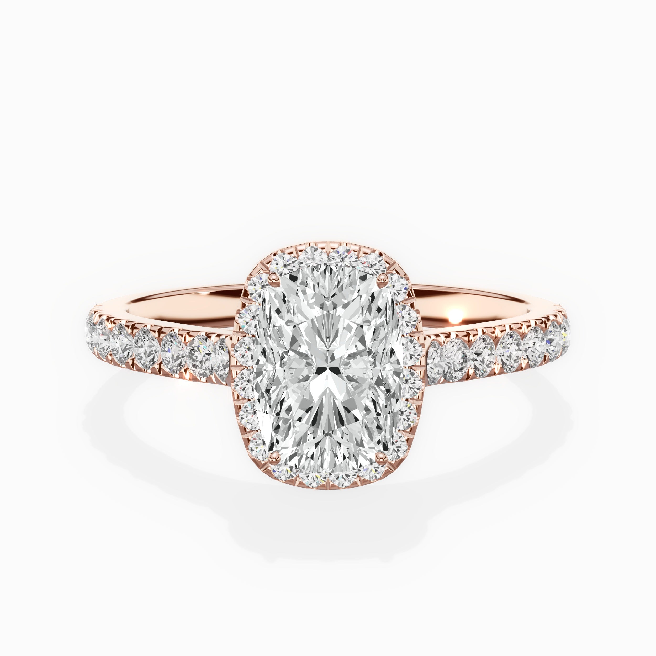 Amor Halo Engagement Ring