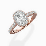 Amor Halo Engagement Ring