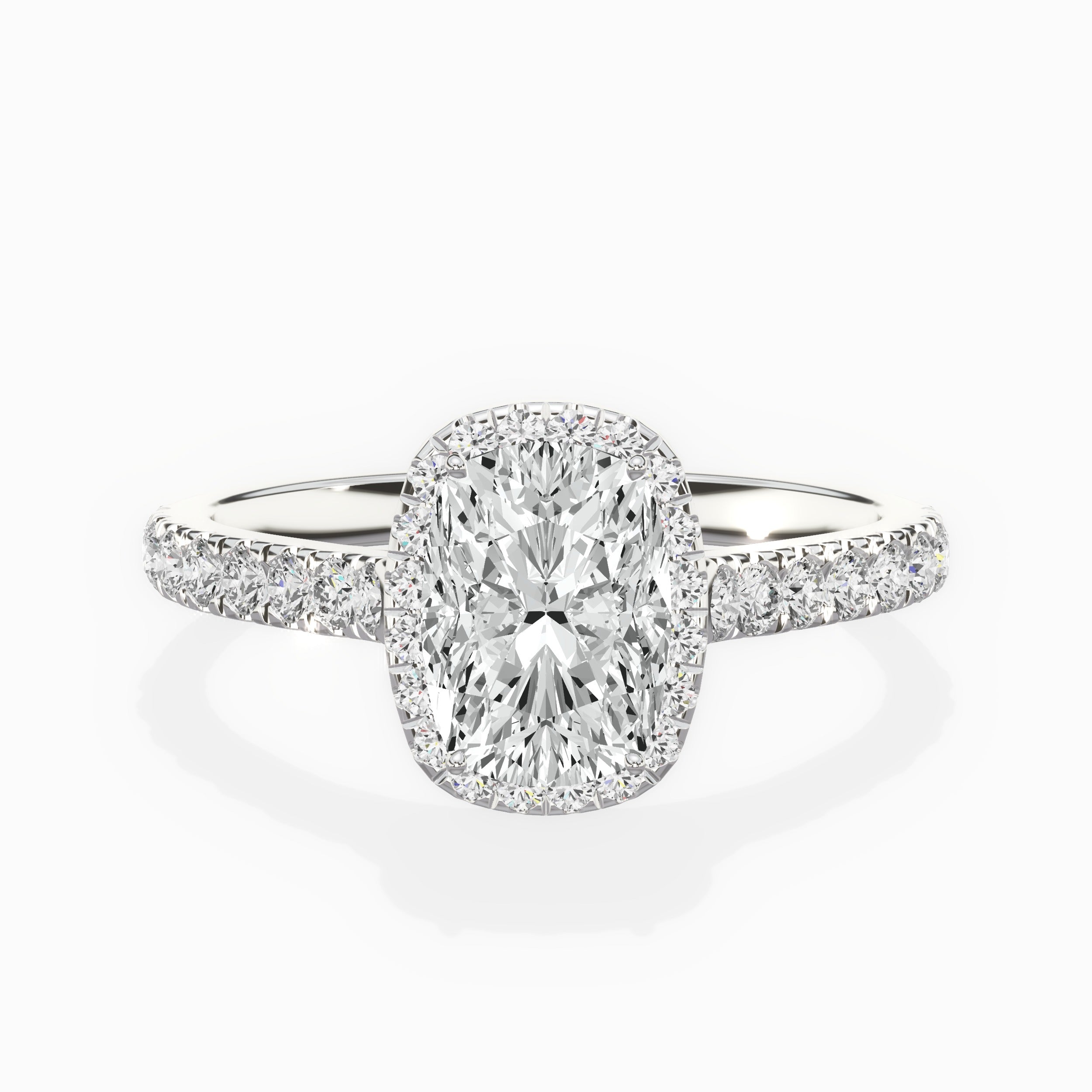 Amor Halo Engagement Ring