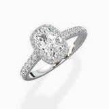 Amor Halo Engagement Ring