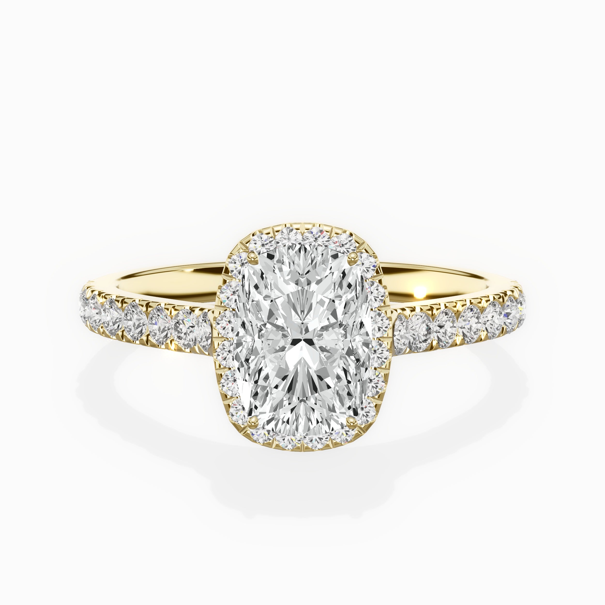 Amor Halo Engagement Ring